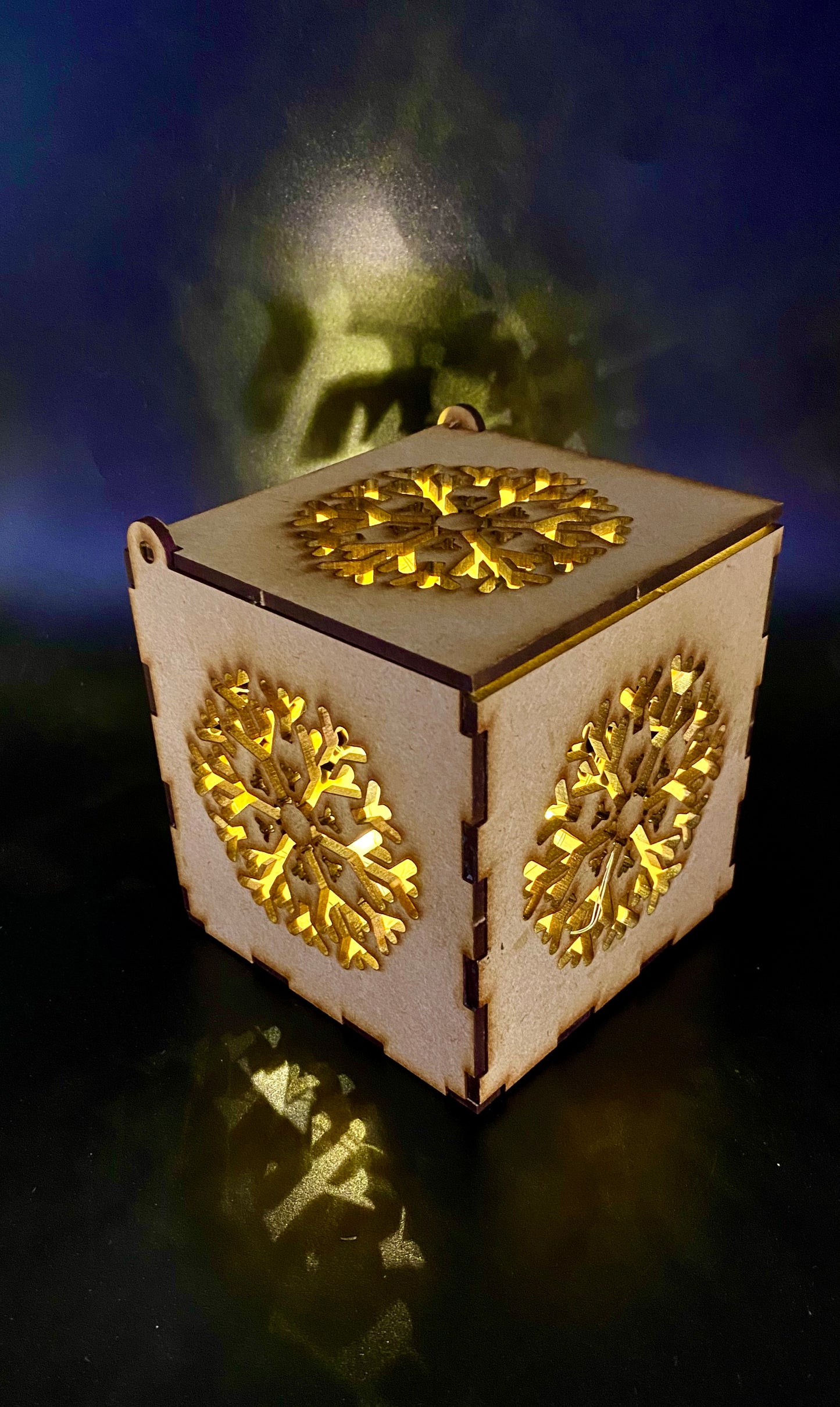 Large Snowflake MDF Craft Kit Night Light