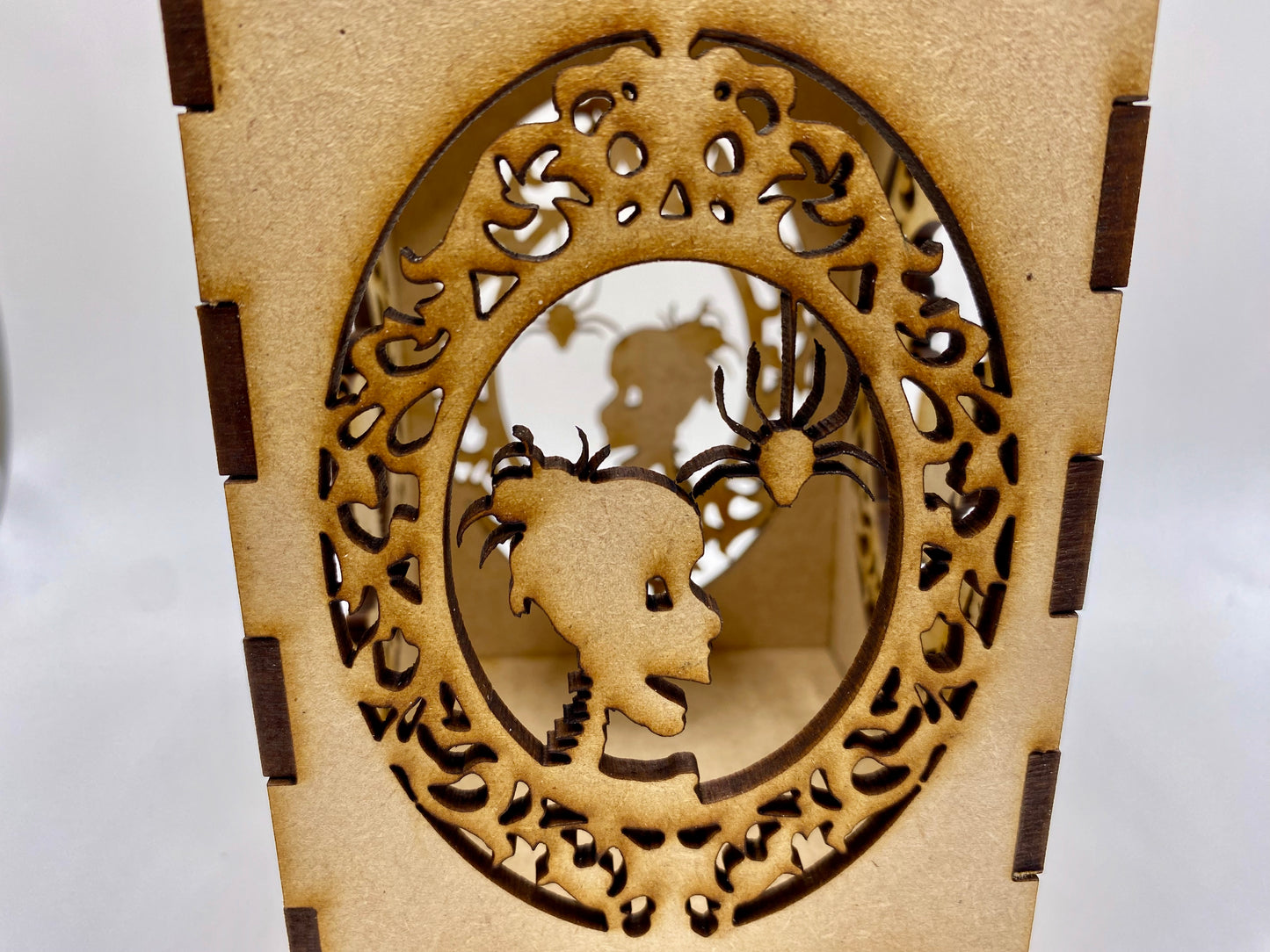 Countess Boney Face Silhouette Small MDF Lantern kit
