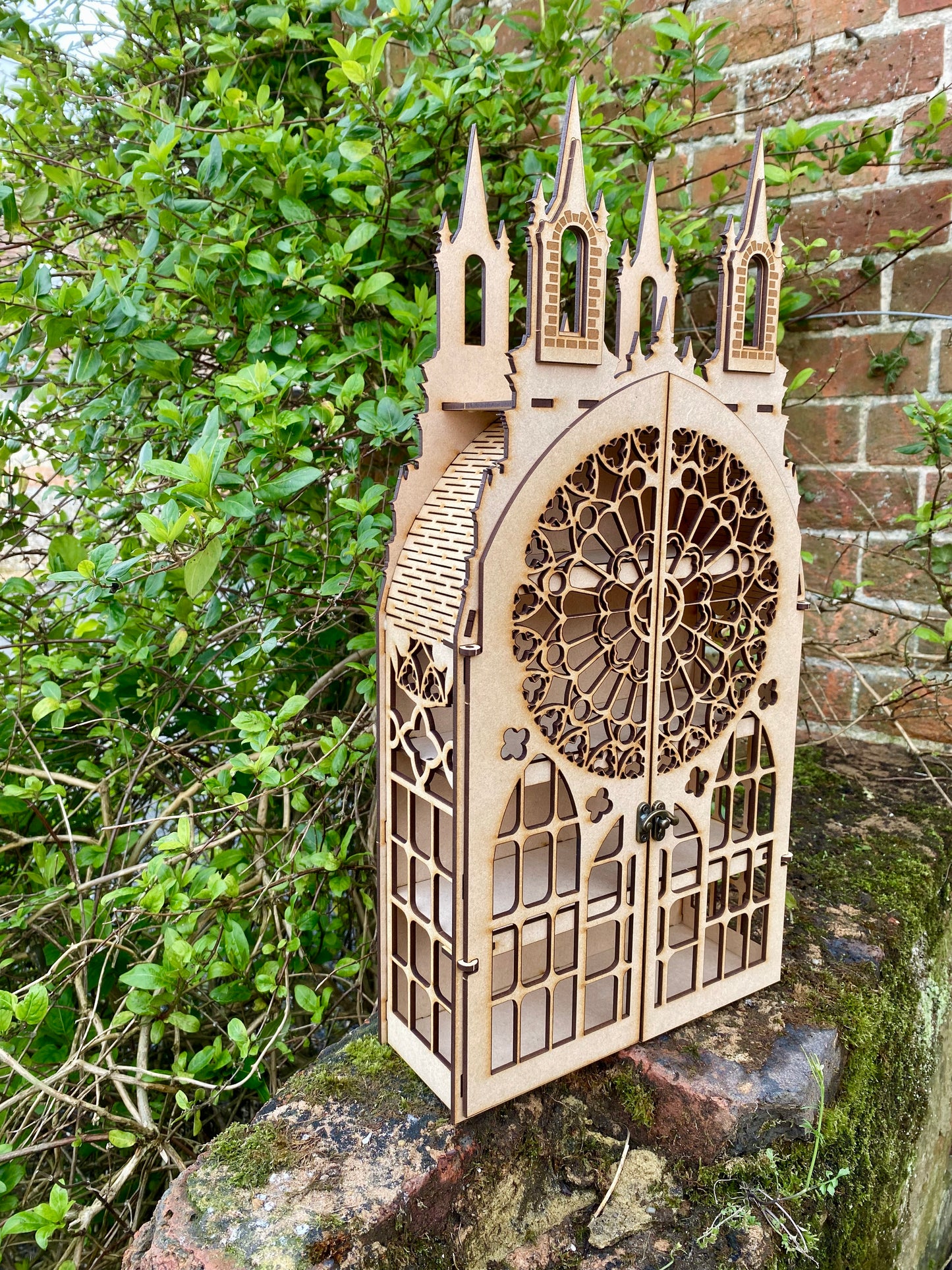 Crystal display Shelf, Castle shelf, Gothic Display Cabinet, Gothic Decor, Crystal display cabinet, display cabinet, Gothic shelving