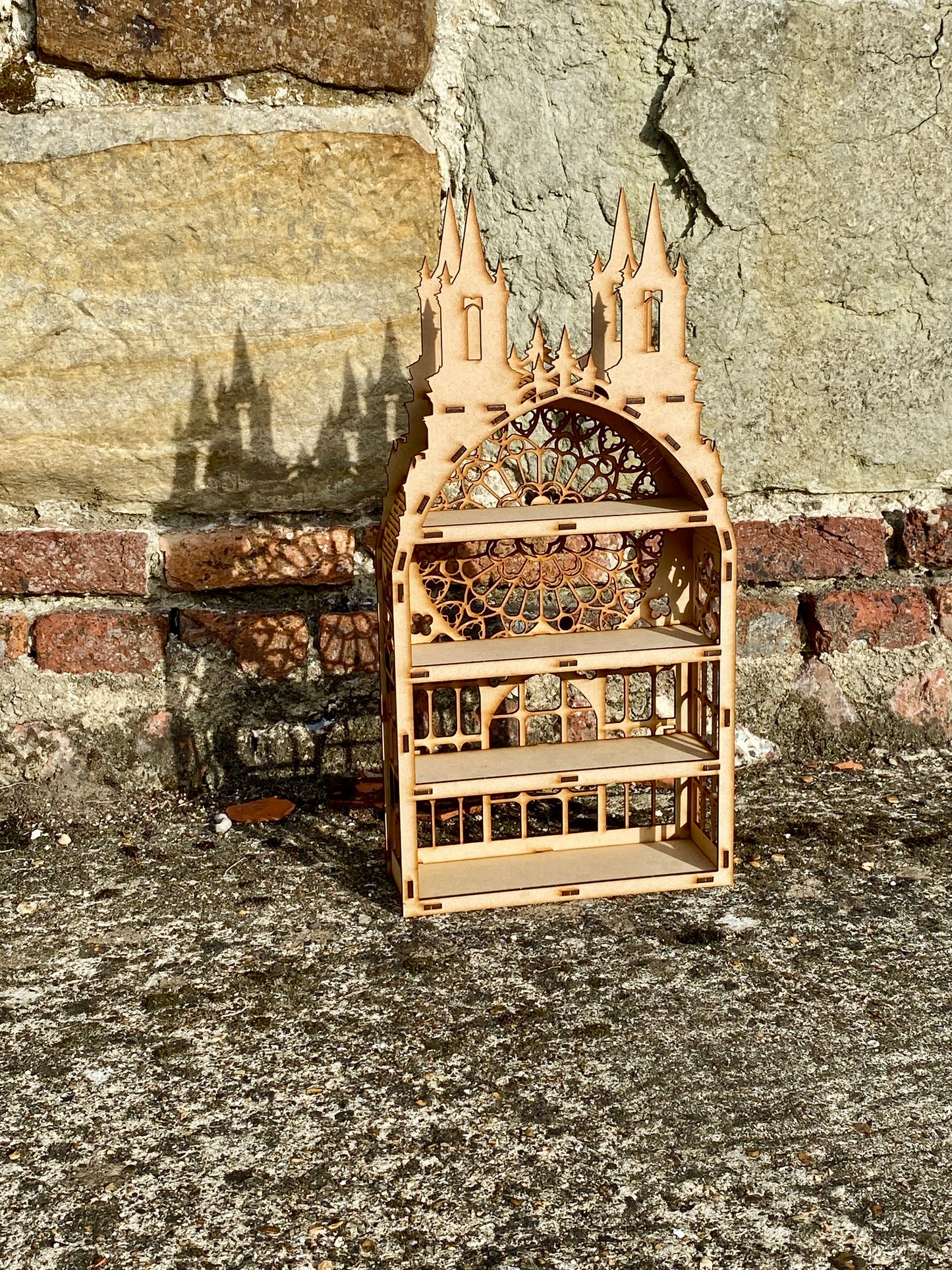 Crystal display Shelf, Castle shelf, Gothic Display Cabinet, Gothic Decor, Crystal display cabinet, display cabinet, Gothic shelving