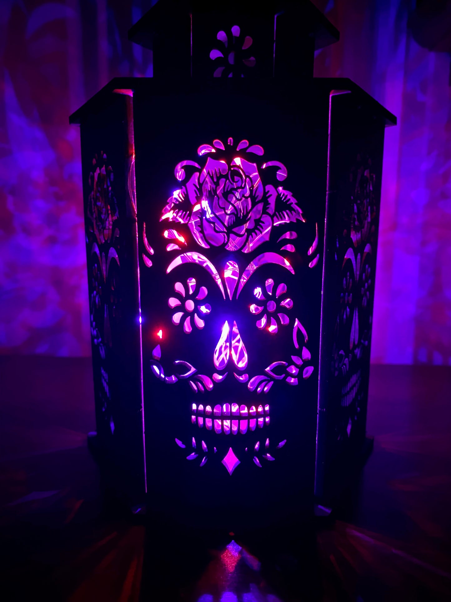 Sugar Skull Lantern MDF Large