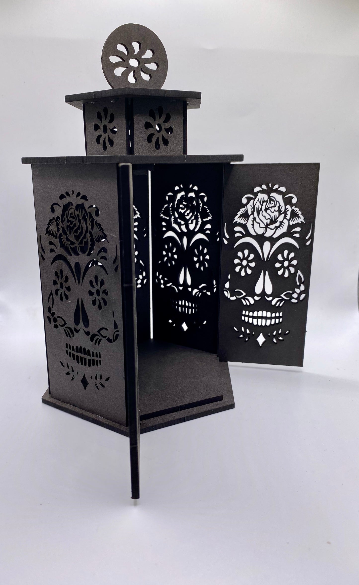 Sugar Skull Lantern MDF Large