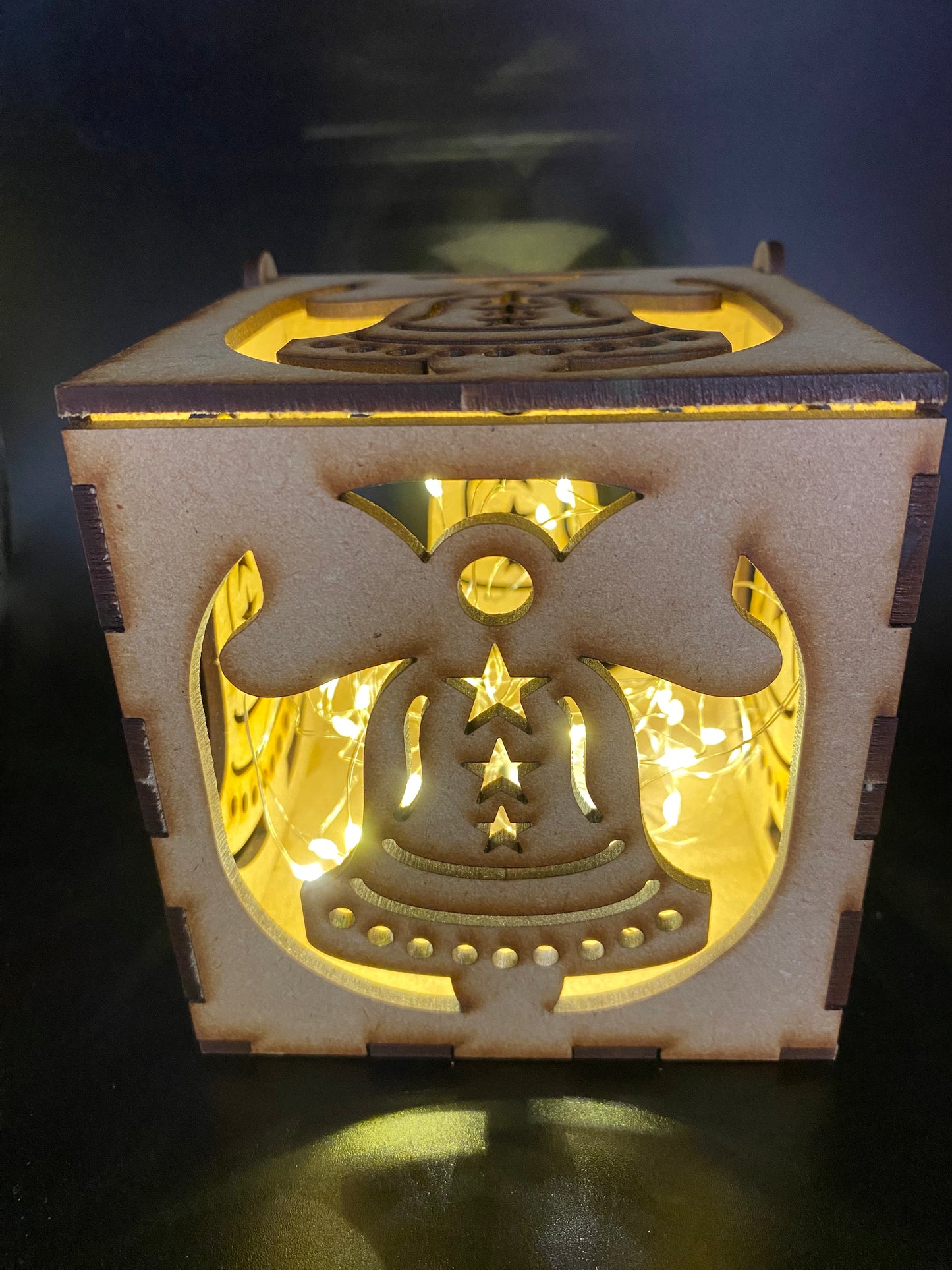 Christmas Bell MDF Craft Kit Night Light