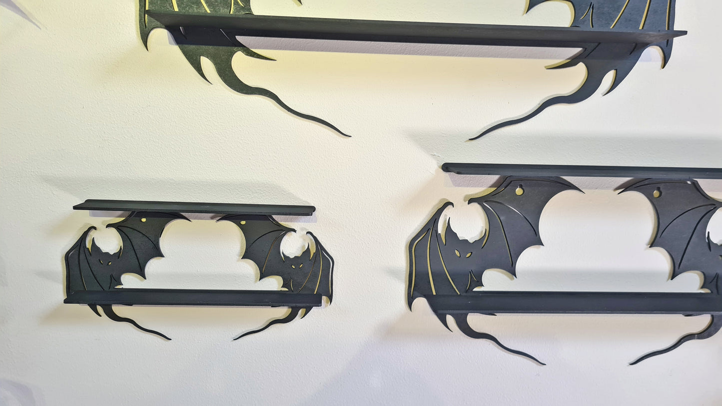 Bat Shelving, Bat Décor, Gothic Shelving , Gothic Décor, Mystical Décor, Mystical Shelving, Magical Shelving, Whimsey Shelving, Shelfs (Copy)