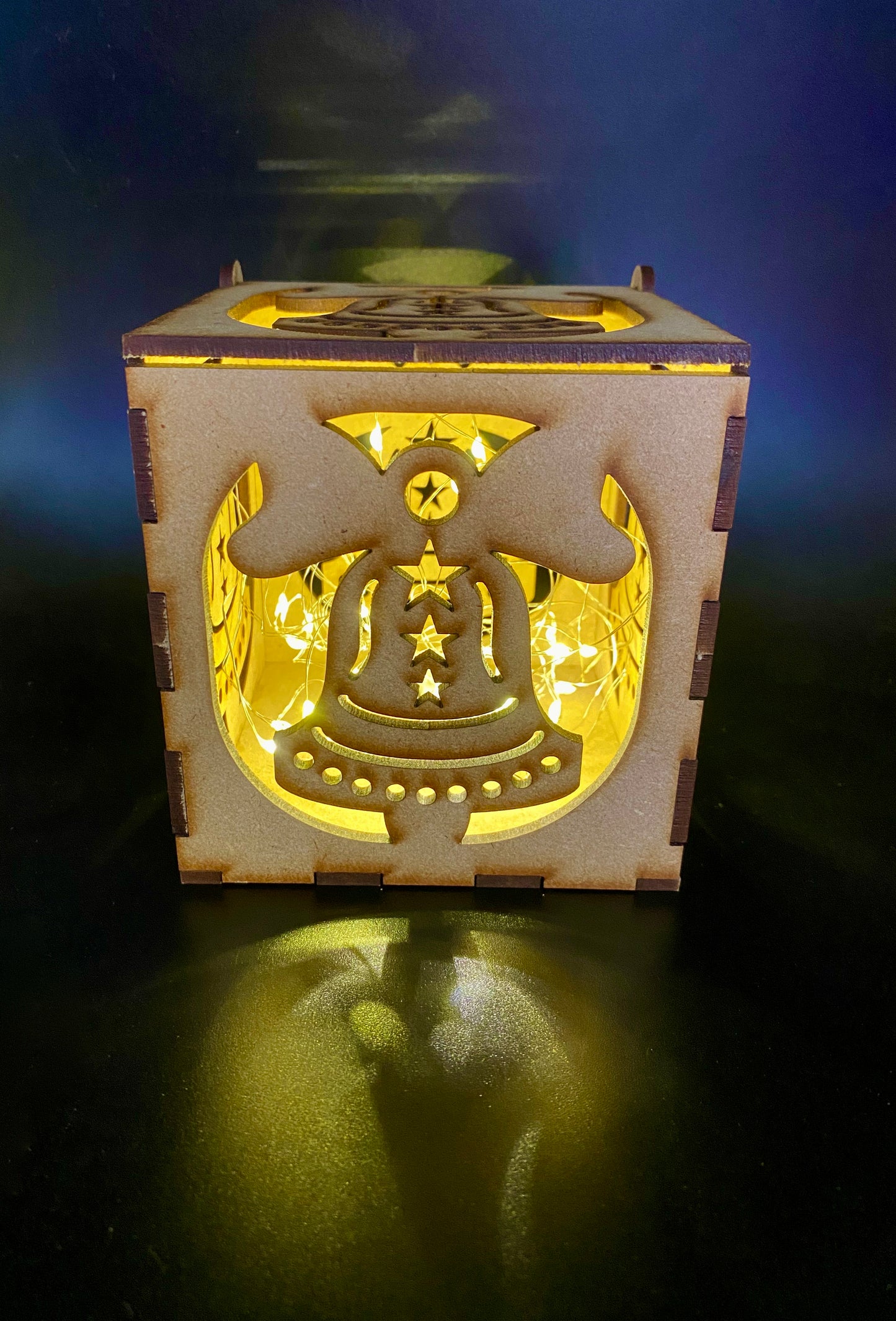 Christmas Bell MDF Craft Kit Night Light