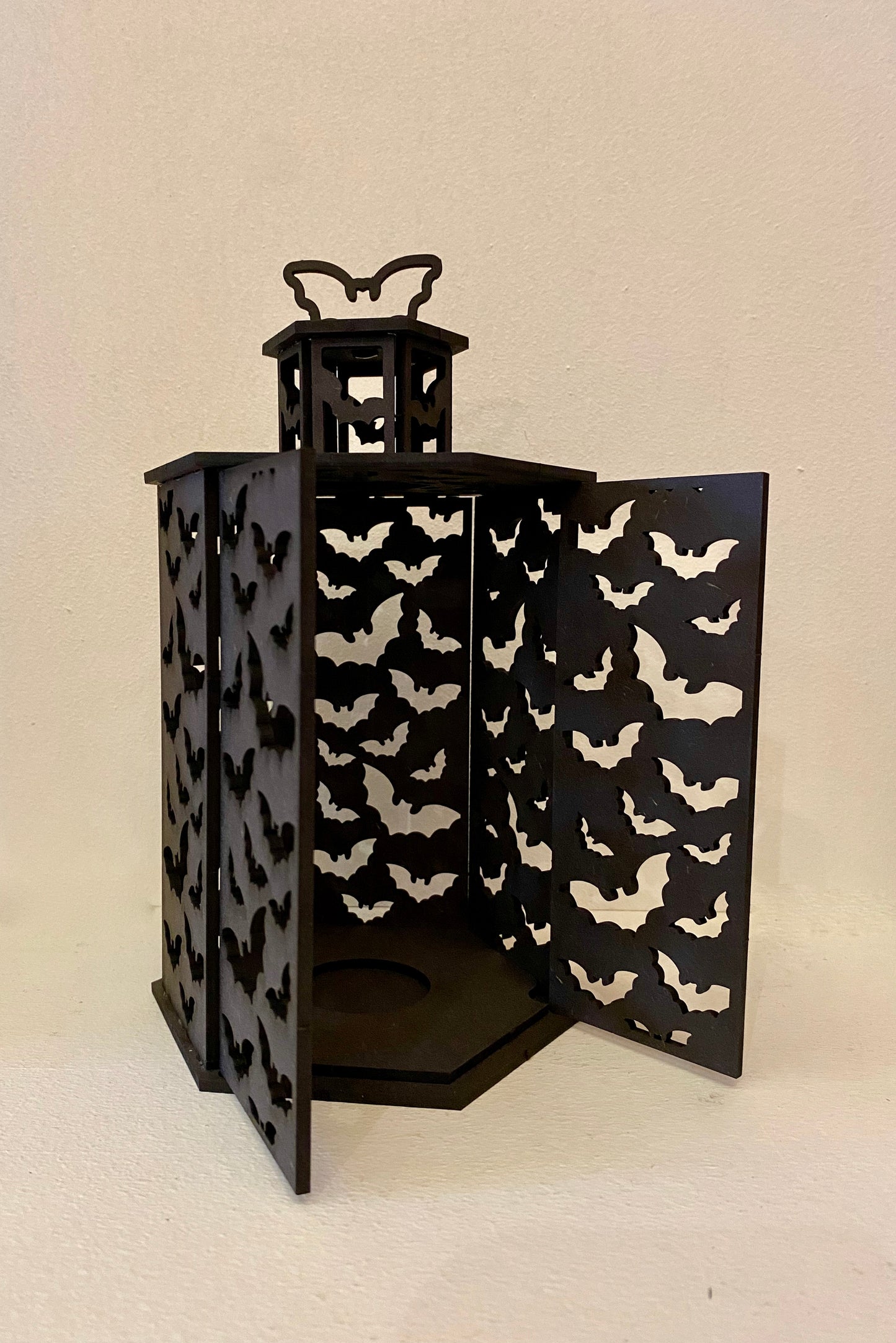 Bat Night Light, Lantern, Halloween, Gothic, Night light, Bedroom light, Themed light, Themed night light, Flying bats, Bat decor