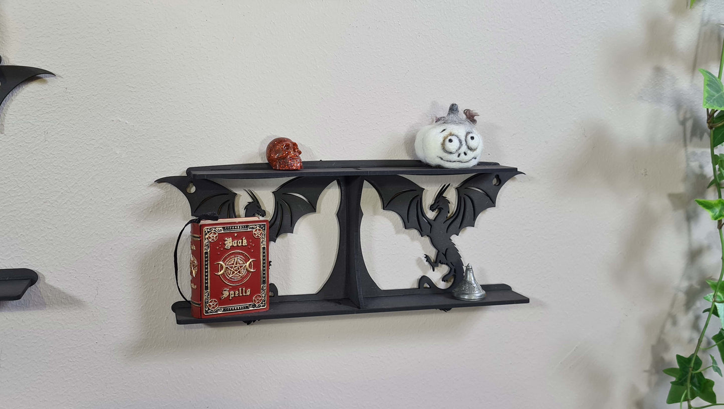 Dragon Shelving, Dragon Décor, Gothic Shelving , Gothic Décor, Mystical Décor, Mystical Shelving, Magical Shelving, Whimsey Shelving, Shelfs