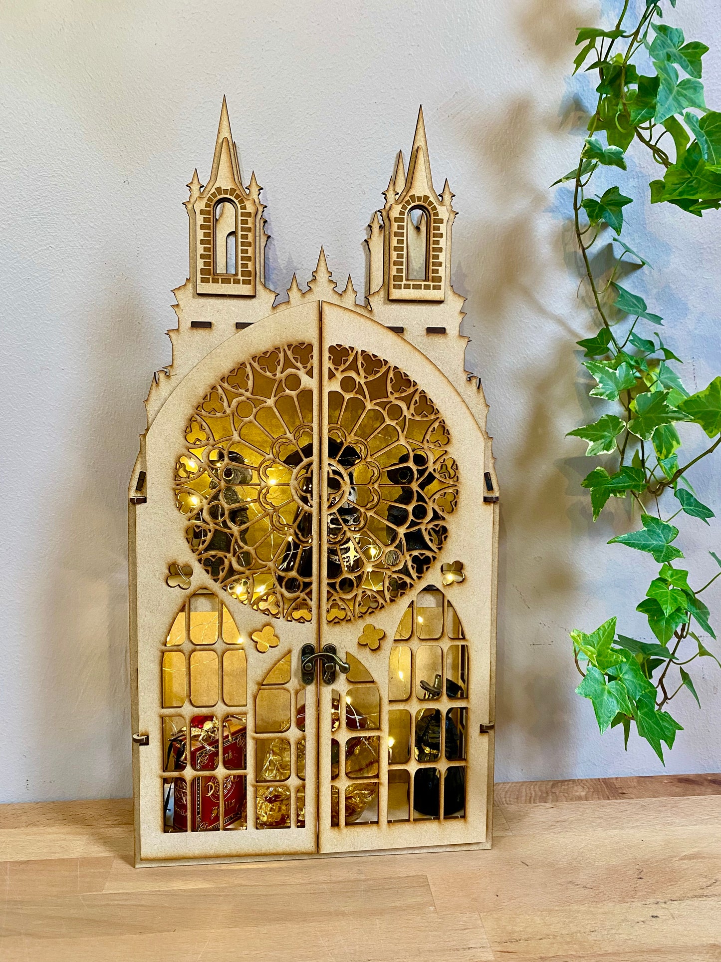 2 Shelf Gothic Display Shelf, Castle Shelf, Gothic Display Cabinet, Gothic Decor, Crystal Display Cabinet, Display Cabinet, Gothic Shelving