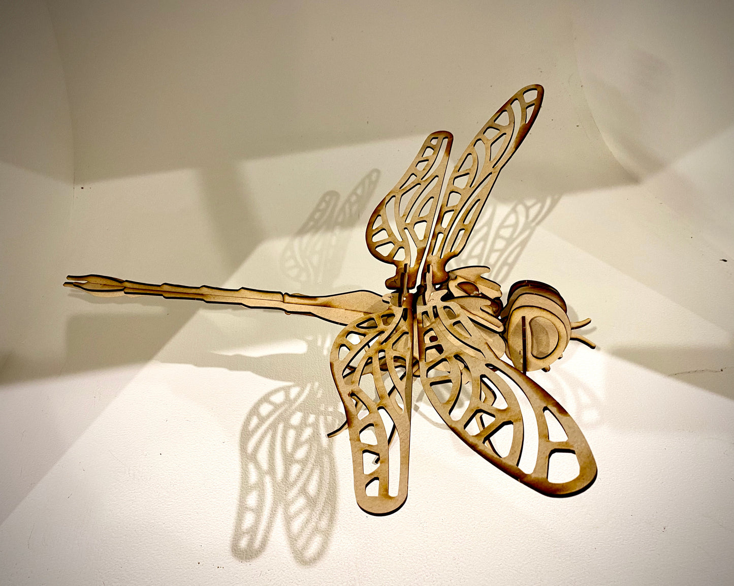 Dragonfly 3D Wooden Jigsaw MDF Craft Puzzle Kit