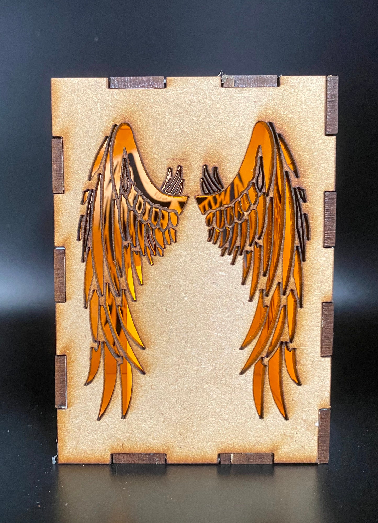 Angel Wings Lantern MDF - Small