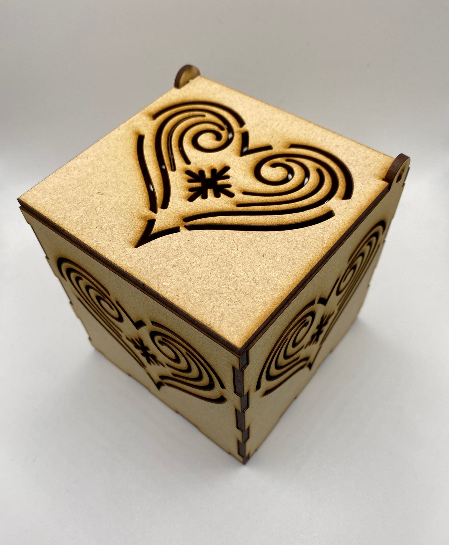 Scroll Heart MDF Craft Kit Night Light