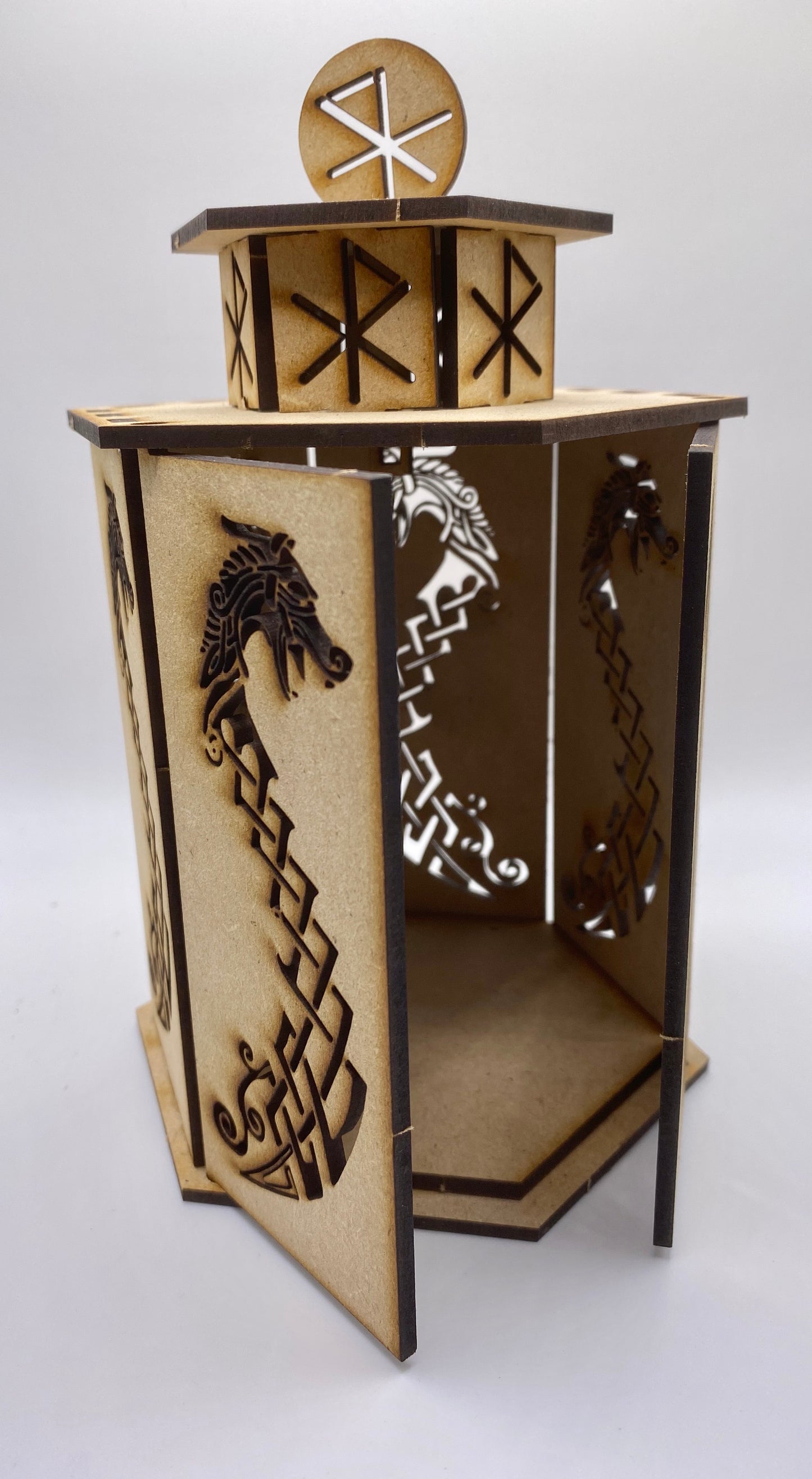 Viking Dragon Lantern MDF Craft Kit-Large
