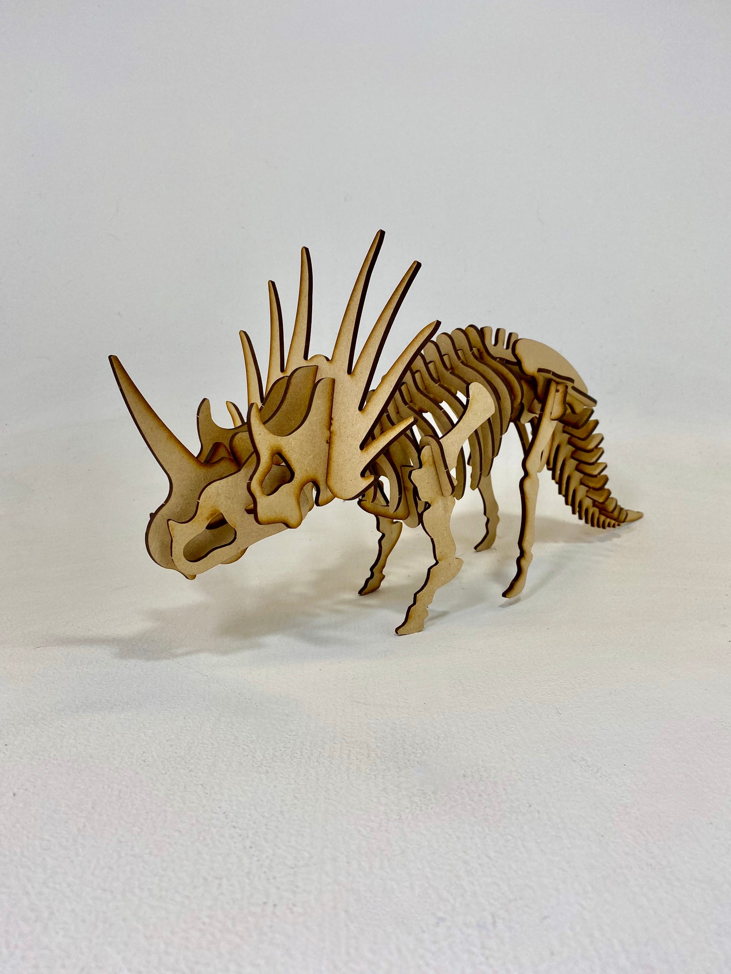 Triceratops Dinosaur 3D Wooden Jigsaw Puzzle Kit