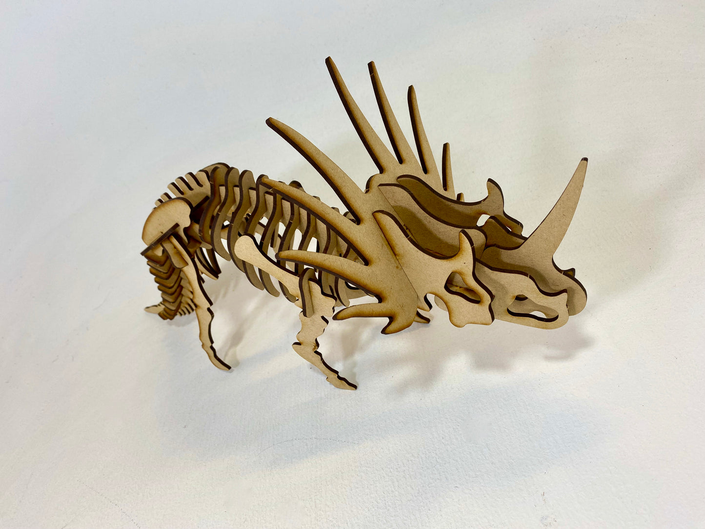 Triceratops Dinosaur 3D Wooden Jigsaw Puzzle Kit