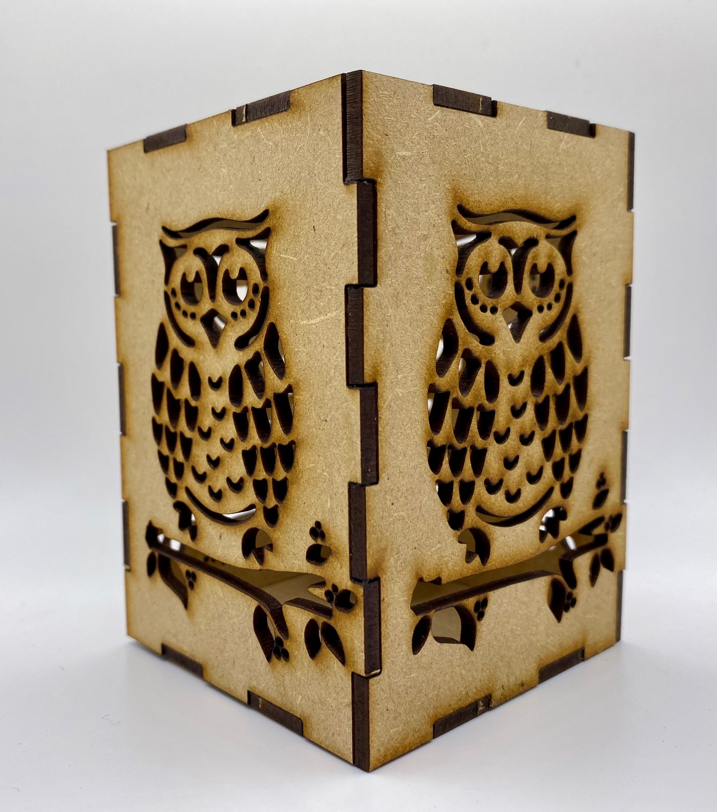 Owl Lantern MDF Craft Kit - Small