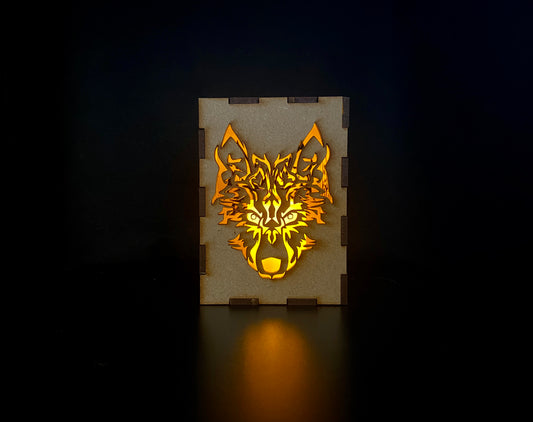 Wolf Lantern MDF   - Small