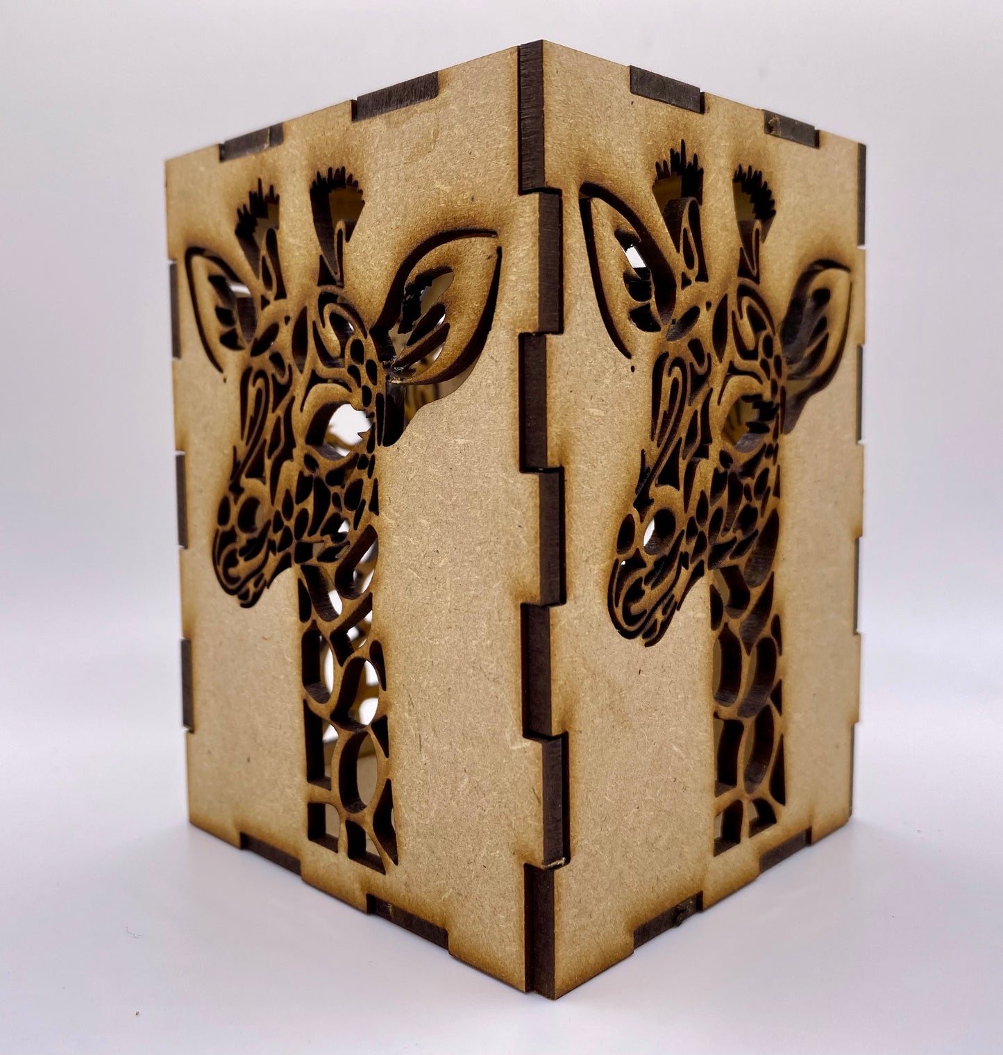 Giraffe Head Lantern MDF Craft Kit - Small