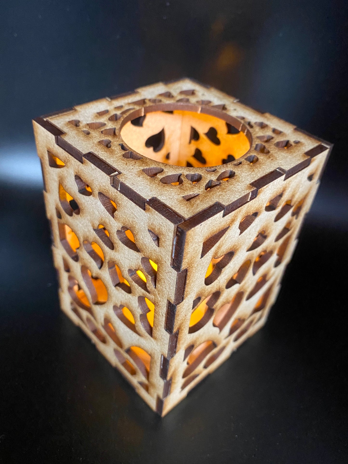 Heart Lantern MDF Craft Kit - Small
