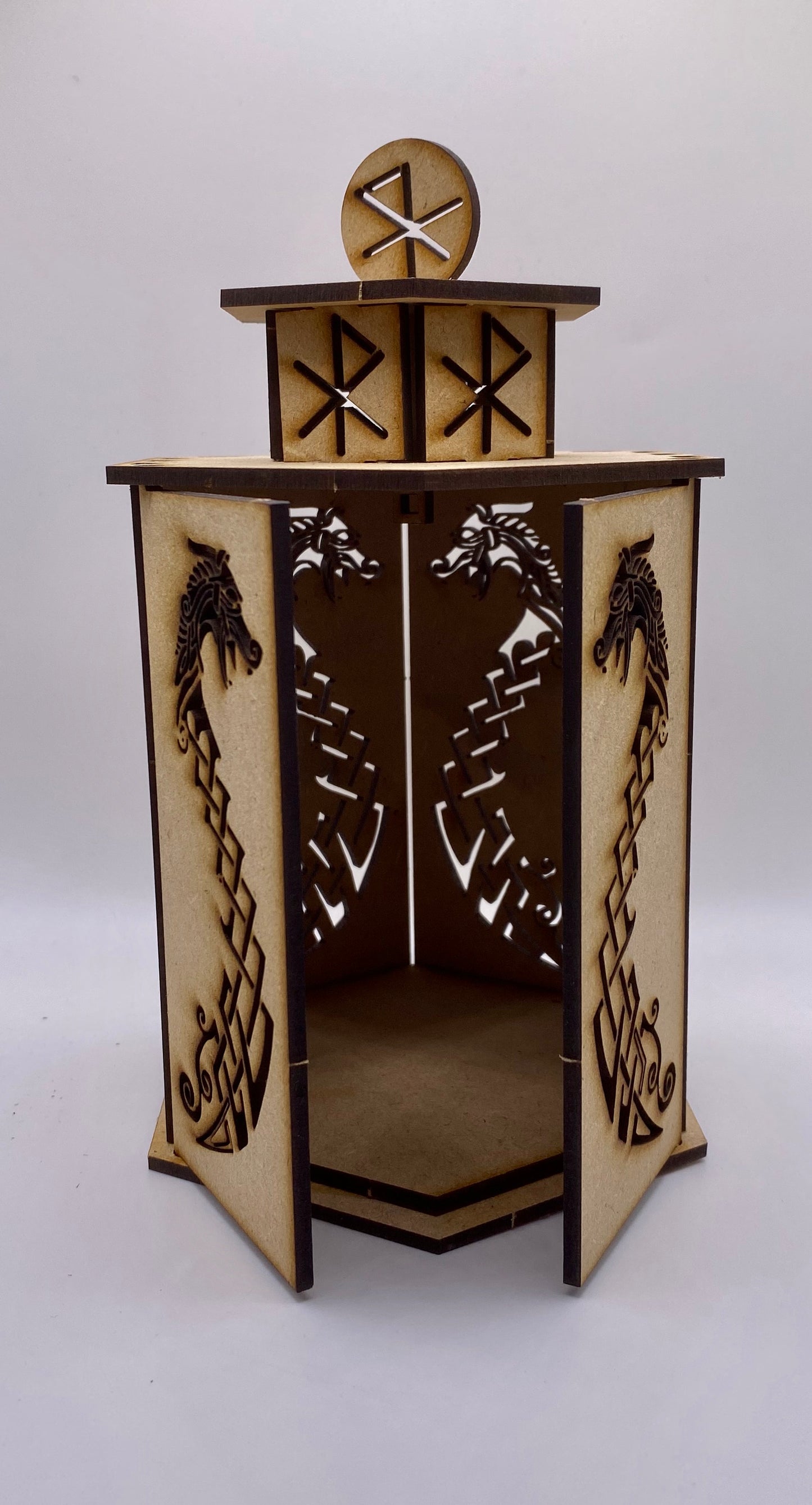 Viking Dragon Lantern MDF Craft Kit-Large