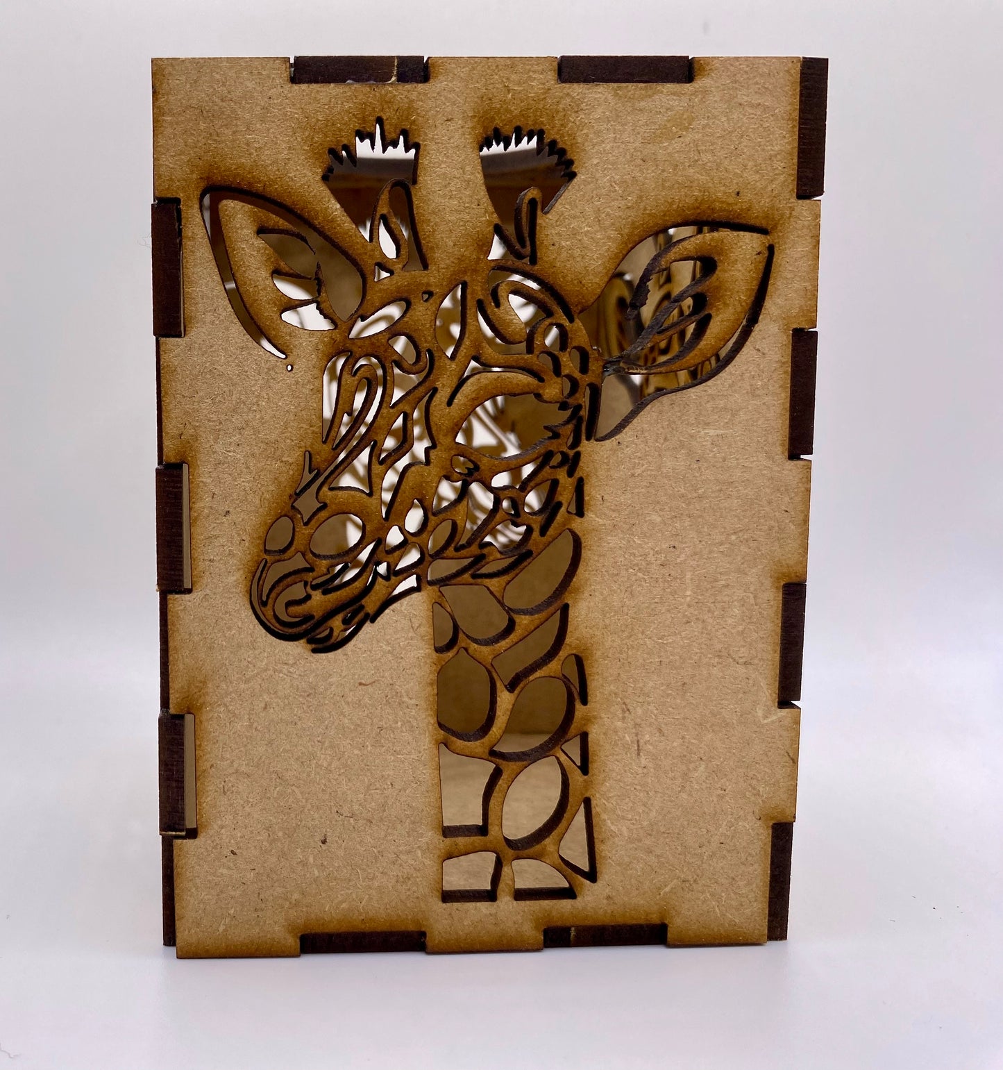 Giraffe Head Lantern MDF Craft Kit - Small