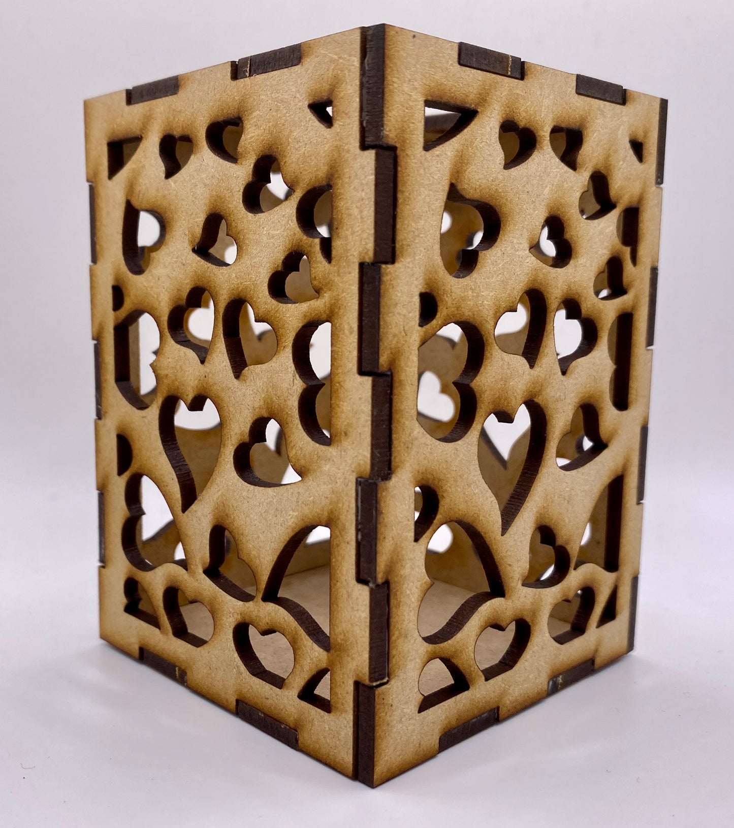 Heart Lantern MDF Craft Kit - Small