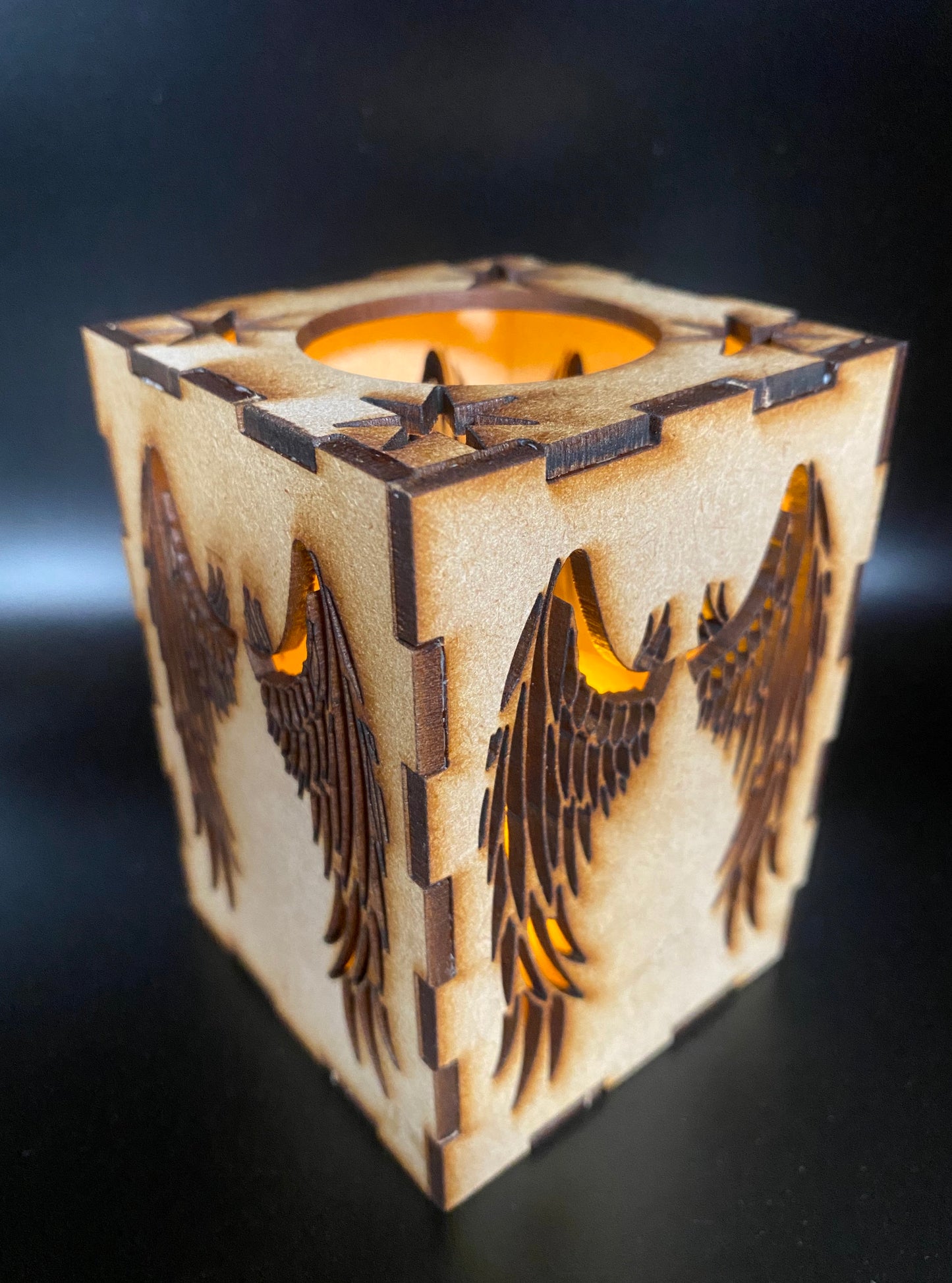 Angel Wings Lantern MDF - Small