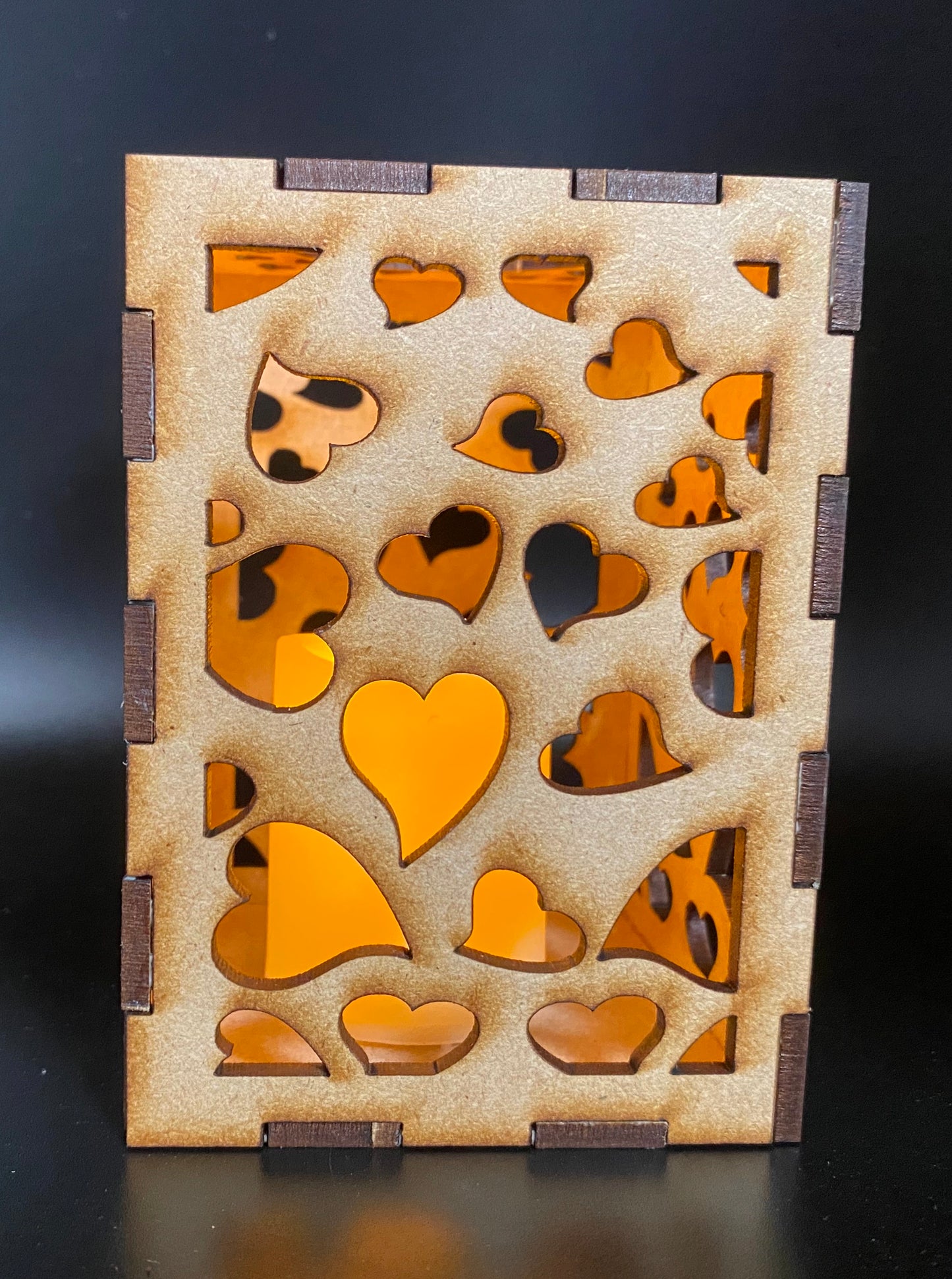 Heart Lantern MDF Craft Kit - Small