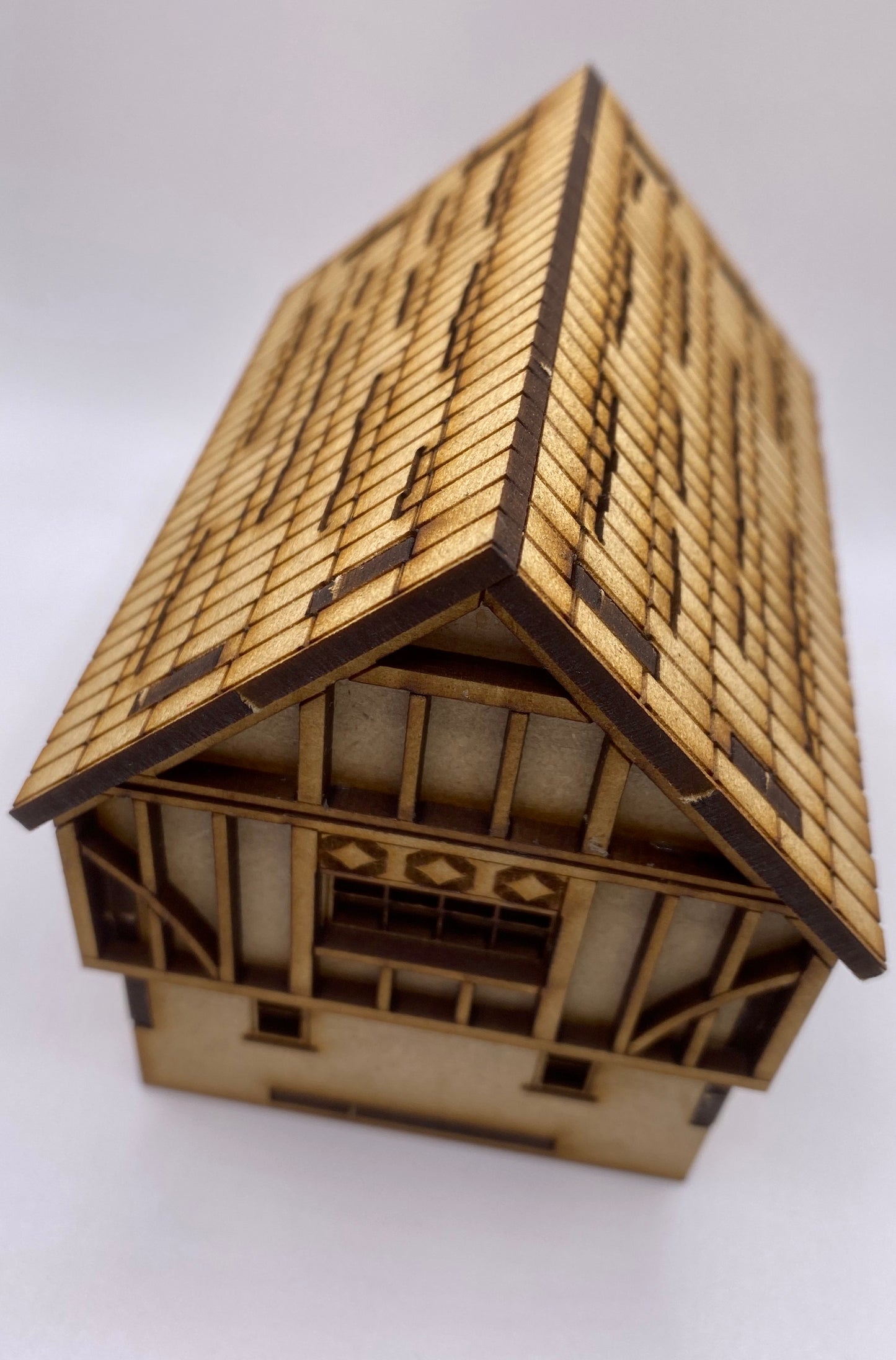 Tudor House 2 Storey MDF Craft kit.