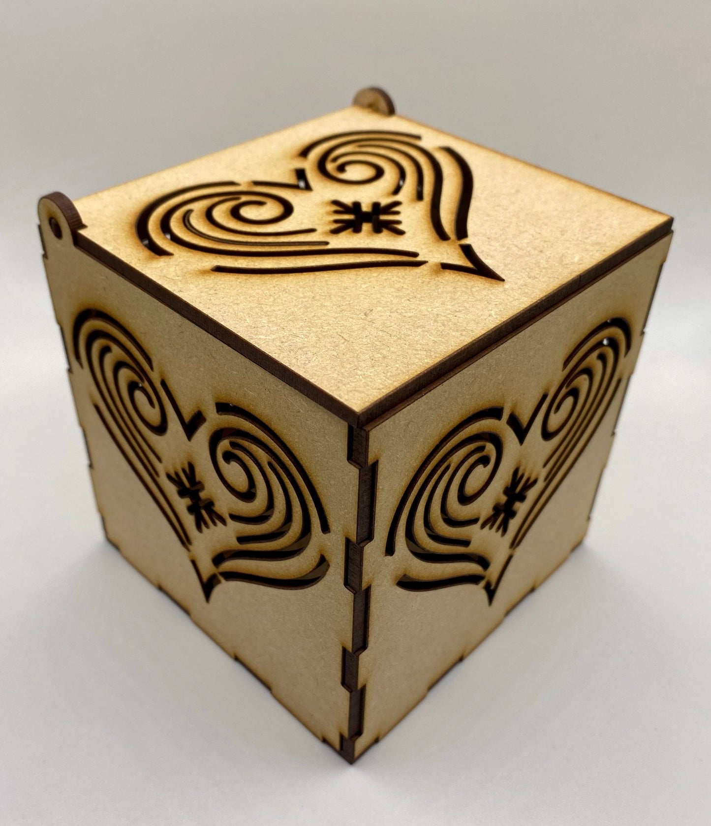 Scroll Heart MDF Craft Kit Night Light