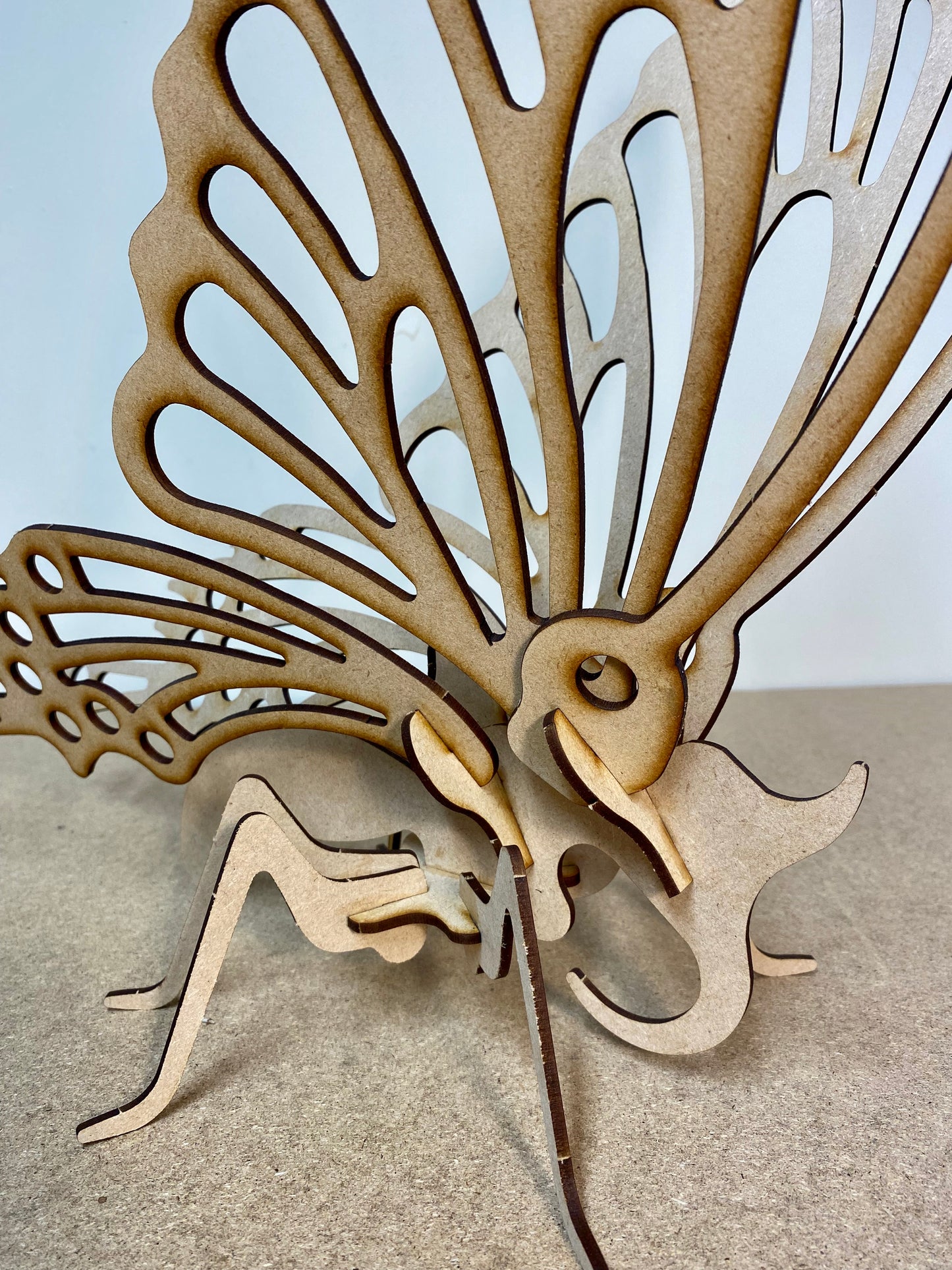 Butterfly 3D Wooden Jigsaw Puzzle MDF Craft Kit