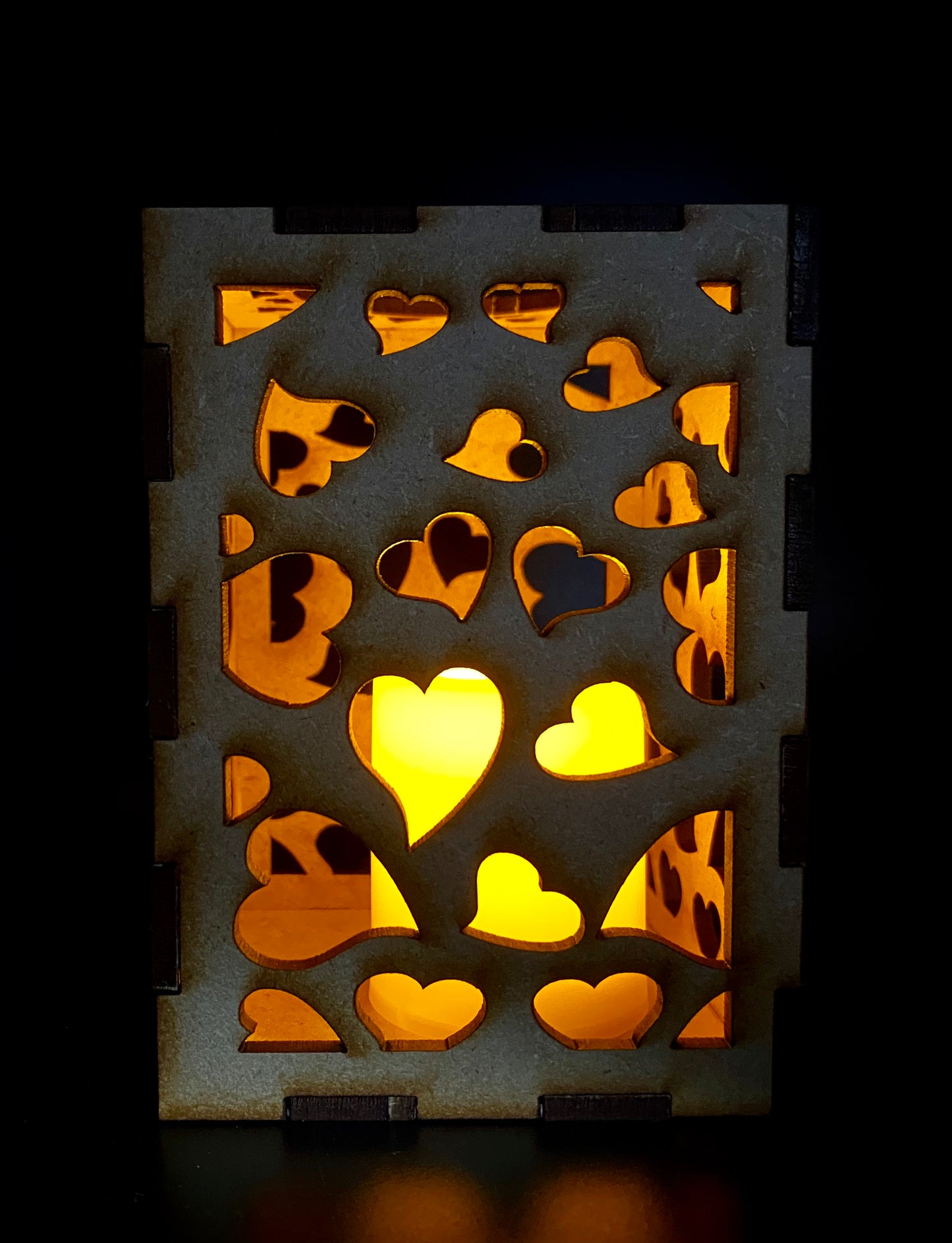 Heart Lantern MDF Craft Kit - Small