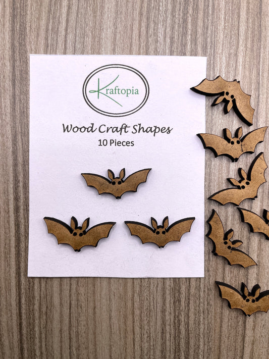 Big Eared Bat MDF Craft Blanks