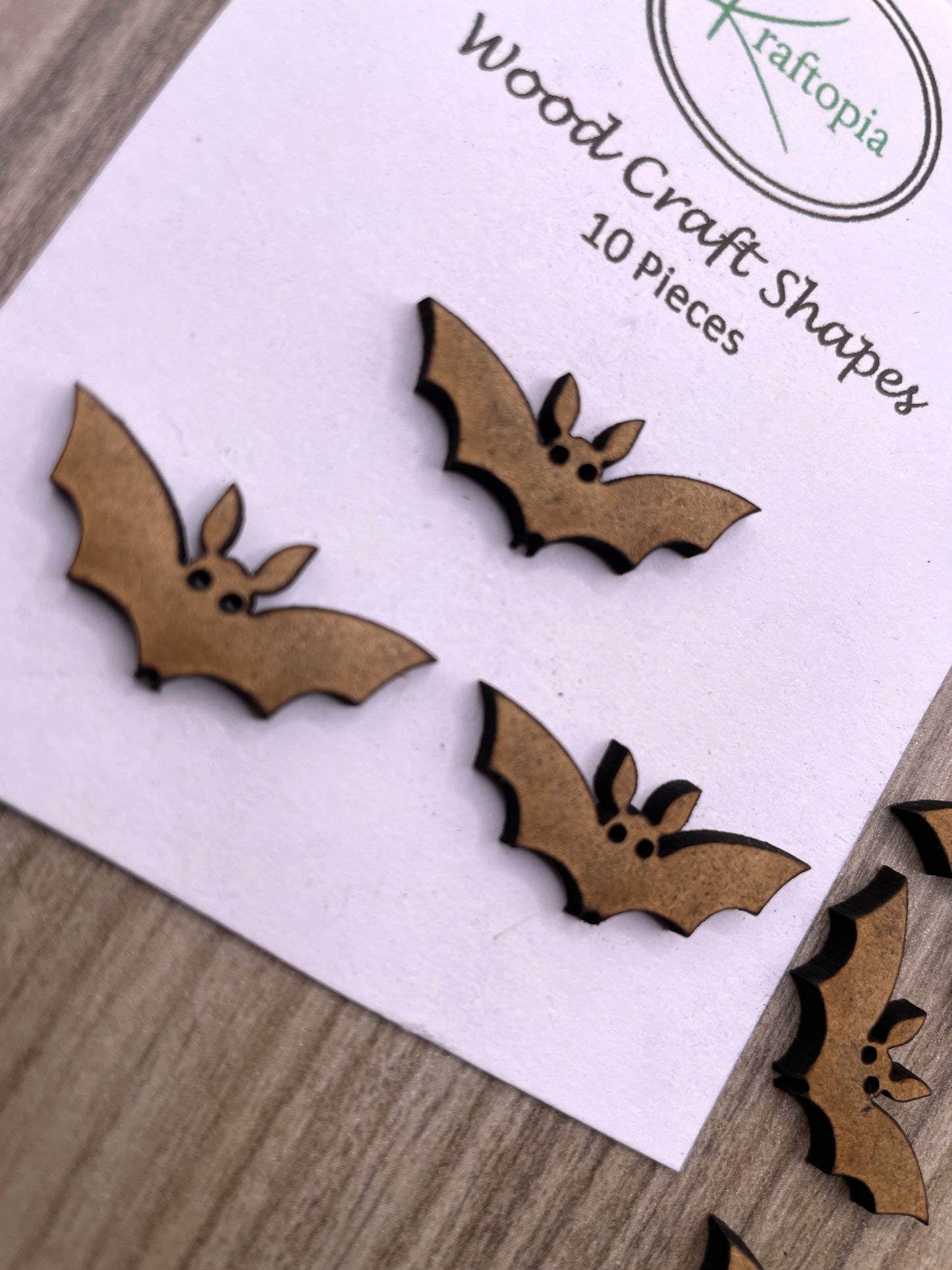 Big Eared Bat MDF Craft Blanks