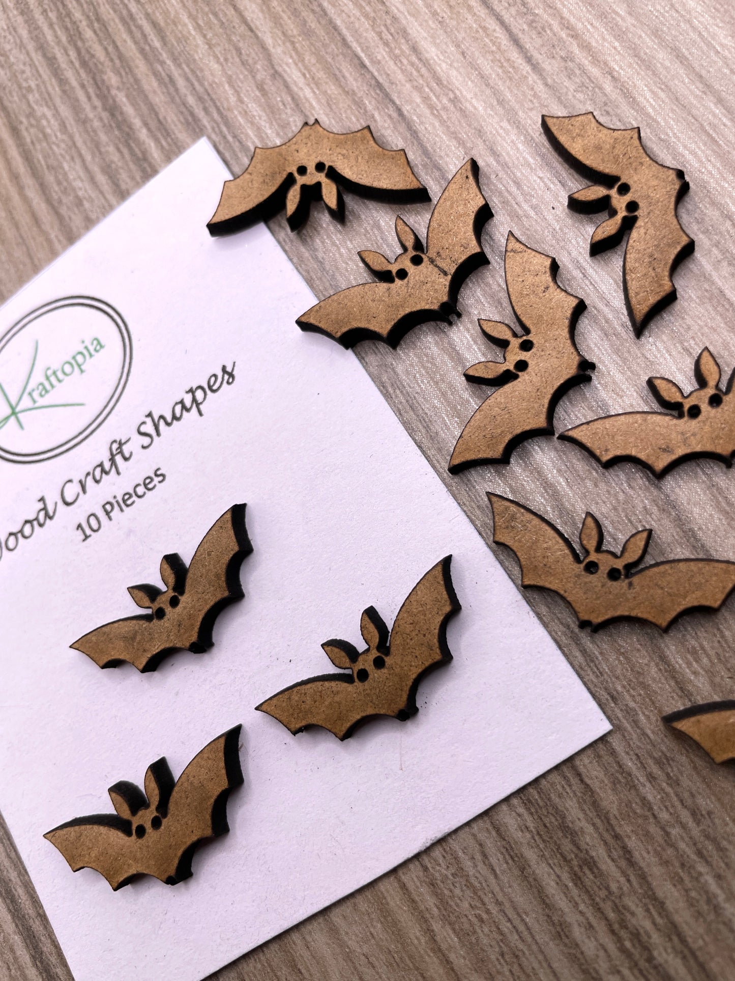 Big Eared Bat MDF Craft Blanks