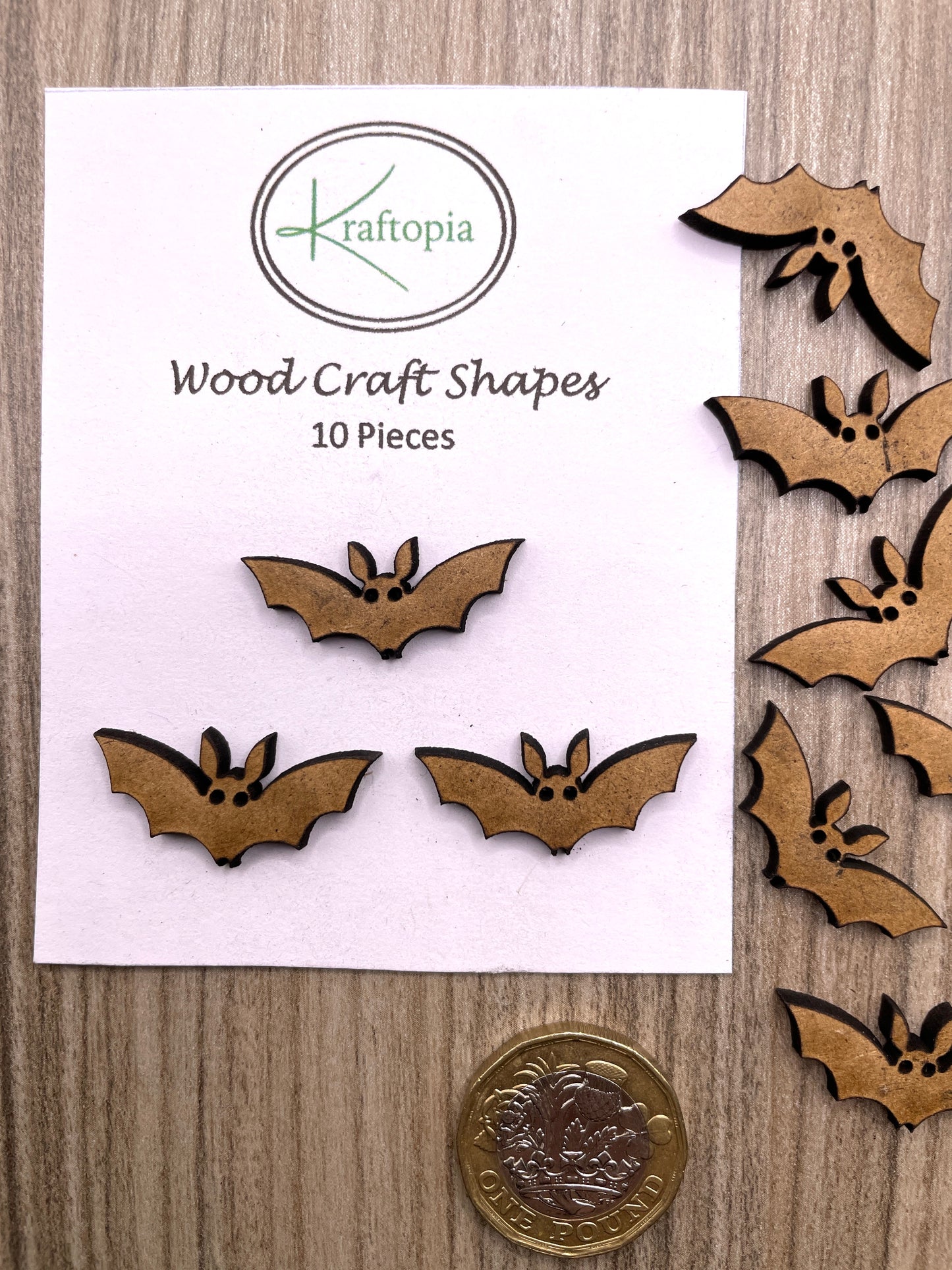 Big Eared Bat MDF Craft Blanks