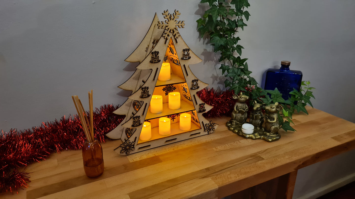 Christmas tree display unit/shelf