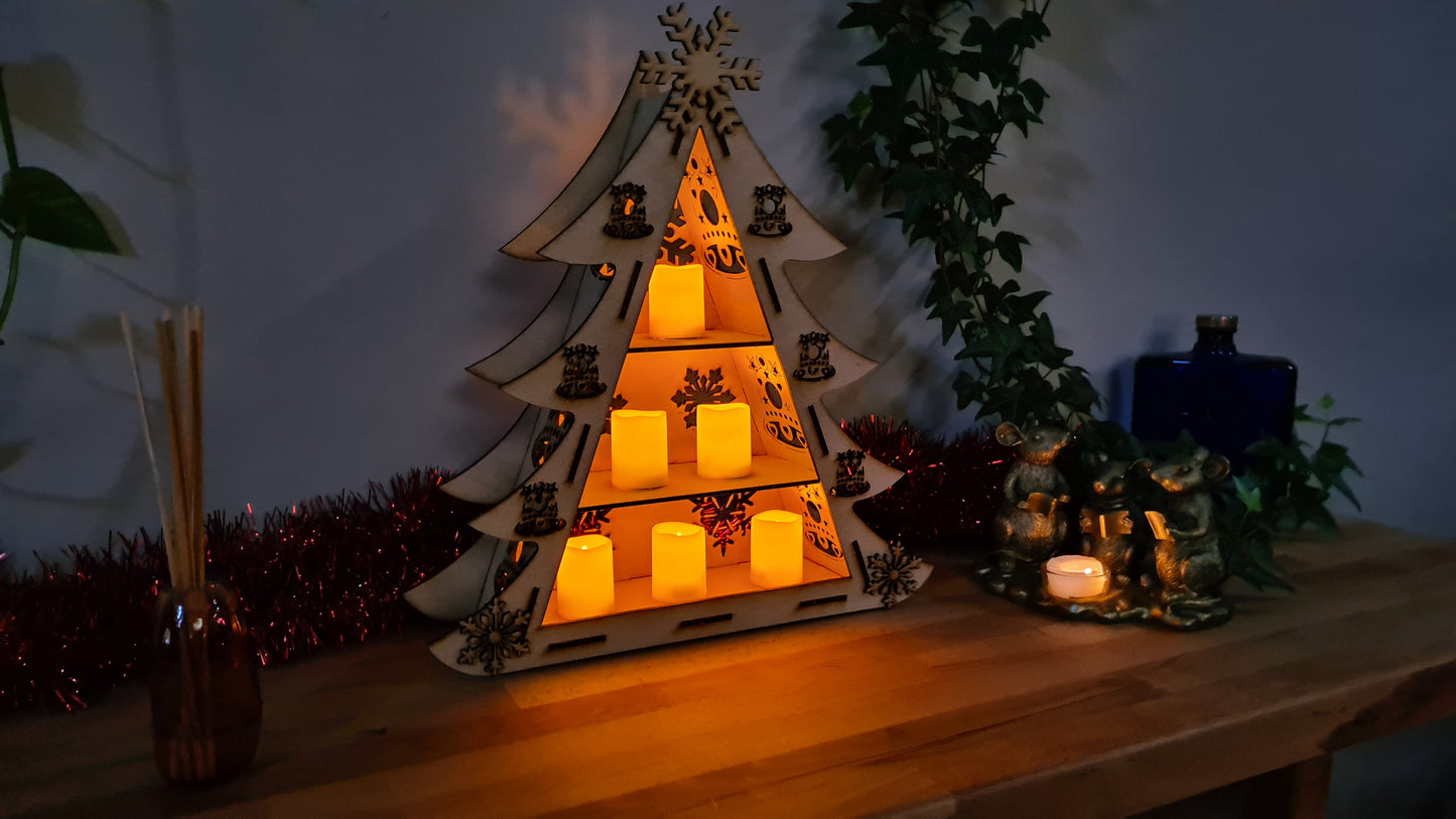 Christmas tree display unit/shelf