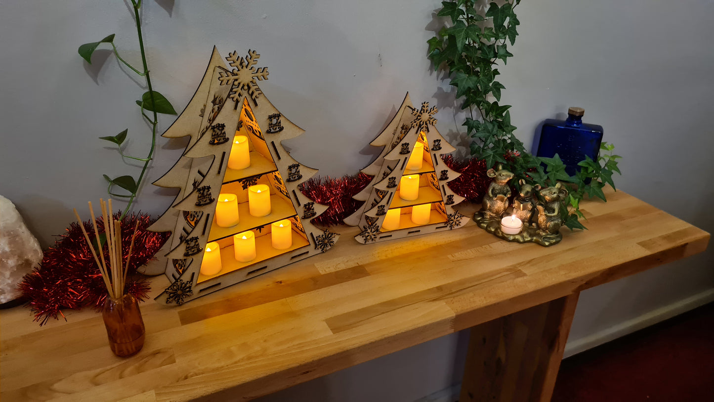 Christmas tree display unit/shelf