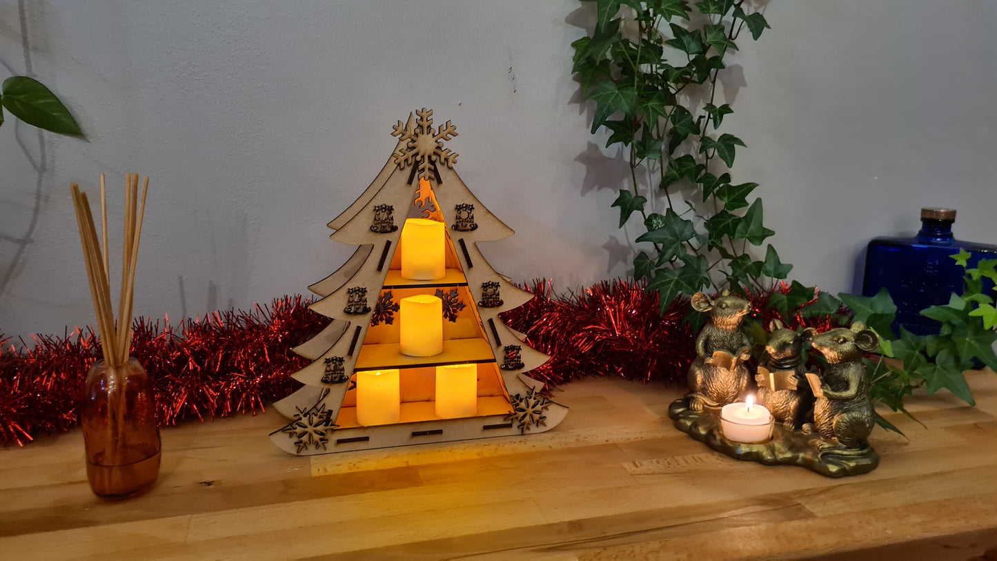 Christmas tree display unit/shelf