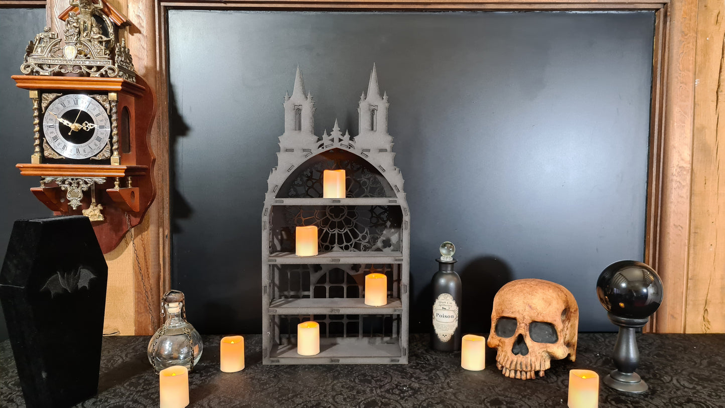 Gothic display shelves : Gothic Décor