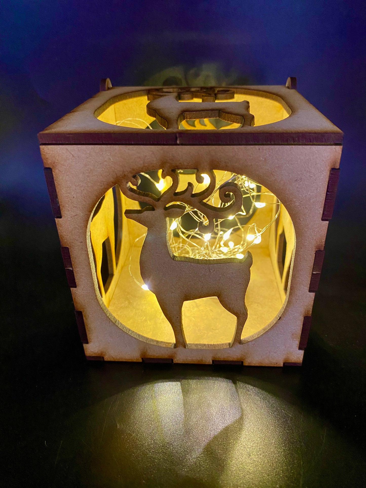 Stunning Reindeer MDF Craft Kit Night Light