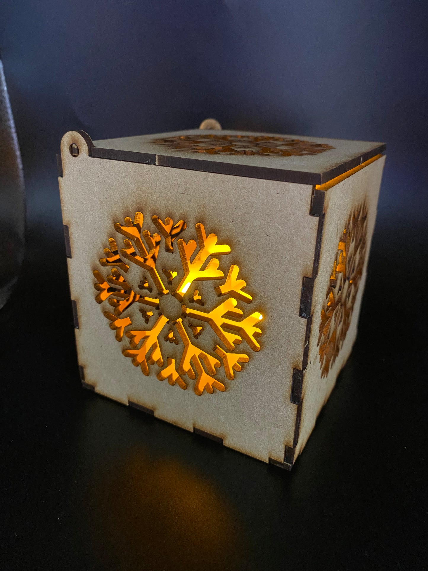 large Snowflake  MDF Craft Kit Night Light