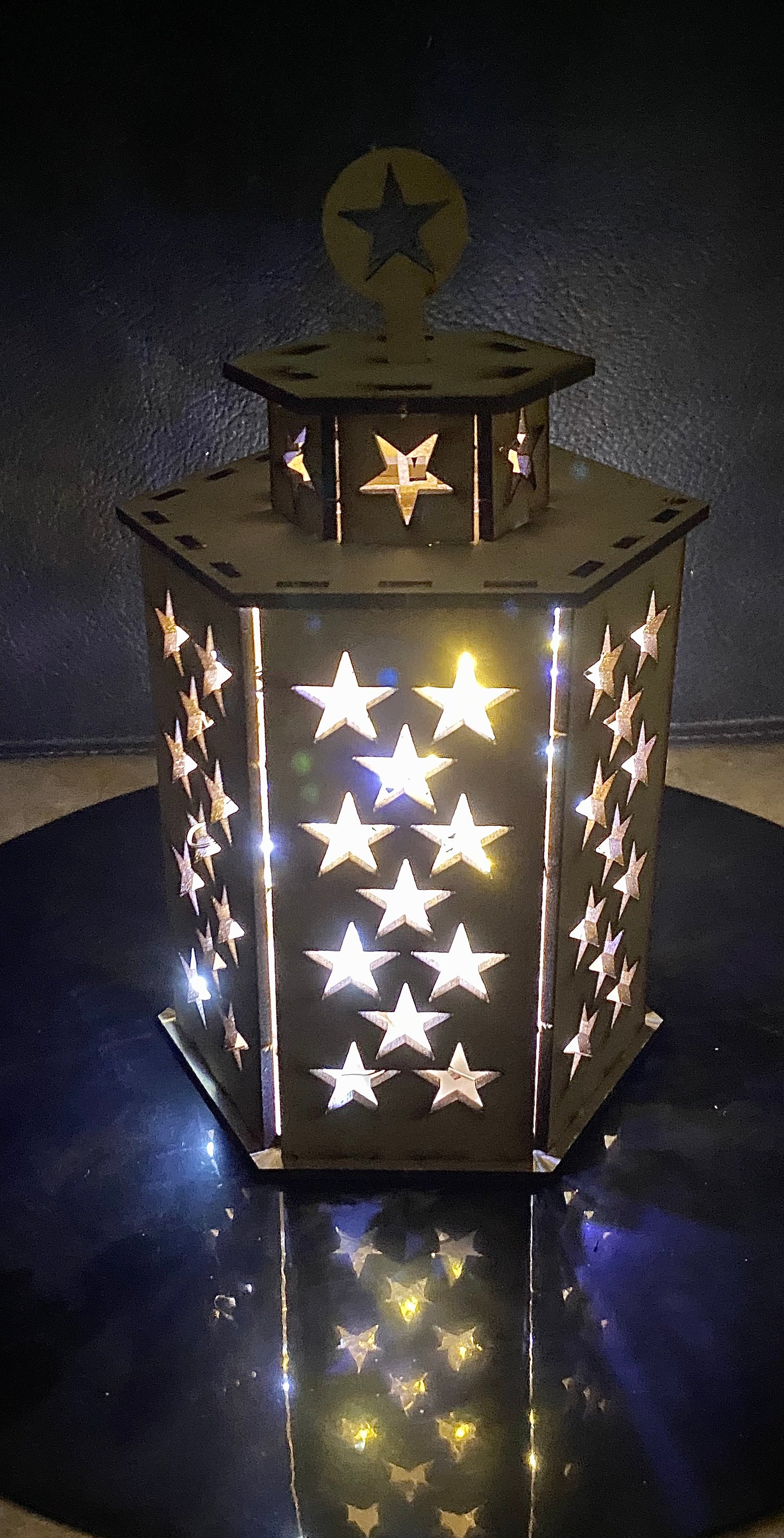 Stunning  Stars lantern MDF Craft Kit - Large