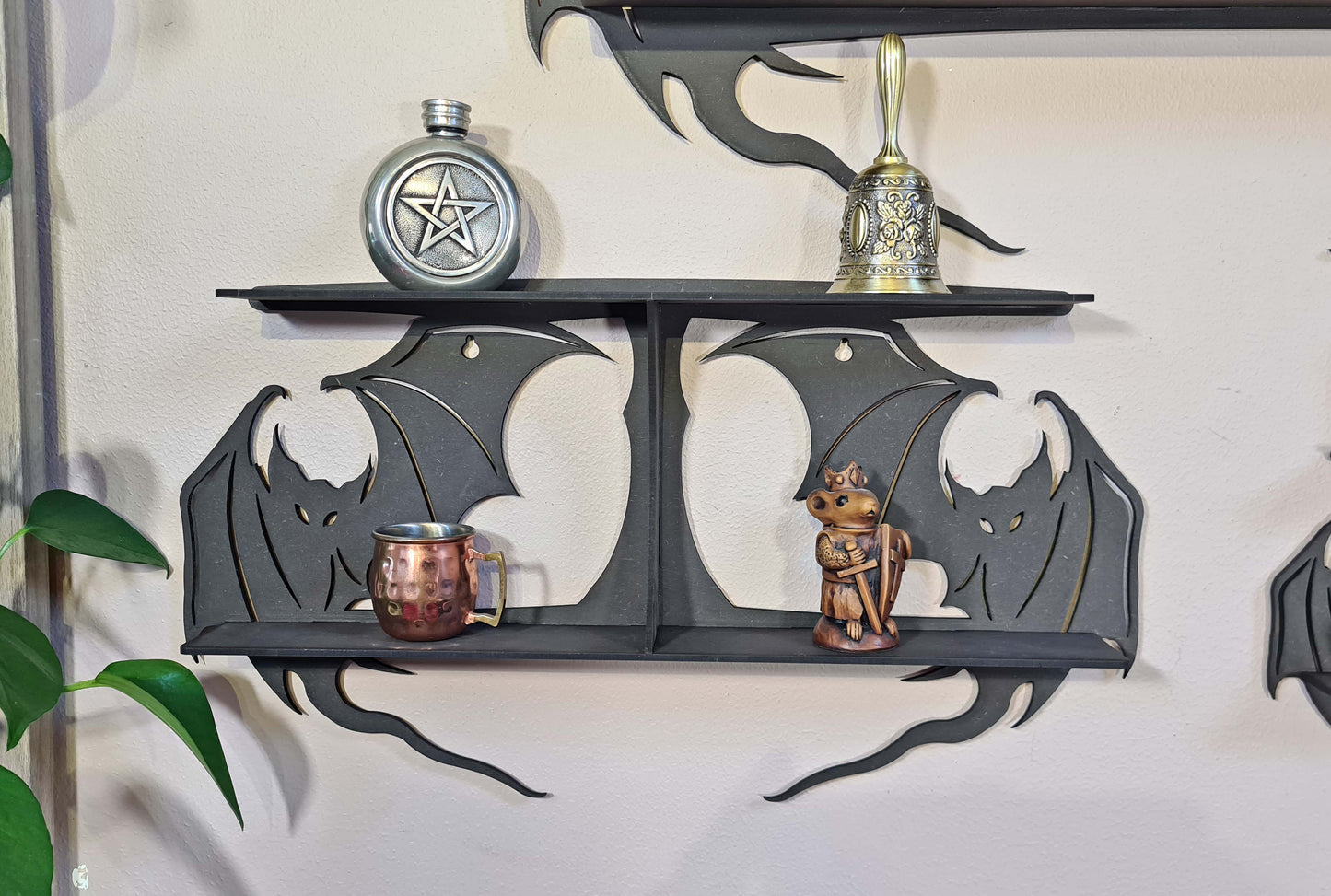 Bat Shelving, Bat Décor, Gothic Shelving , Gothic Décor, Mystical Décor, Mystical Shelving, Magical Shelving, Whimsey Shelving, Shelves