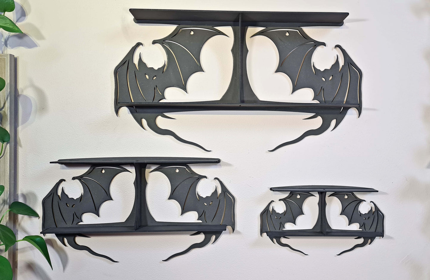 Bat Shelving, Bat Décor, Gothic Shelving , Gothic Décor, Mystical Décor, Mystical Shelving, Magical Shelving, Whimsey Shelving, Shelves