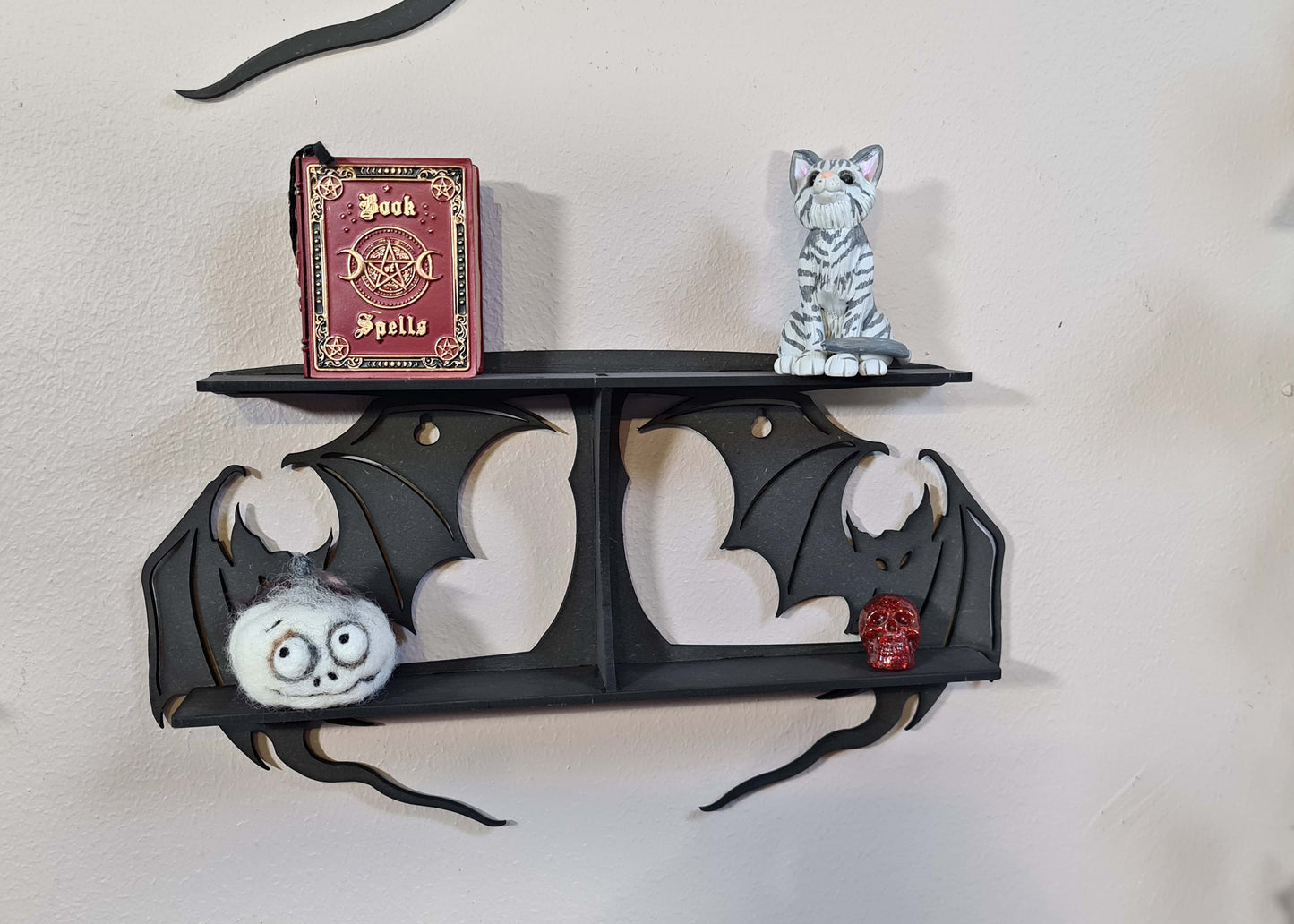 Bat Shelving, Bat Décor, Gothic Shelving , Gothic Décor, Mystical Décor, Mystical Shelving, Magical Shelving, Whimsey Shelving, Shelves