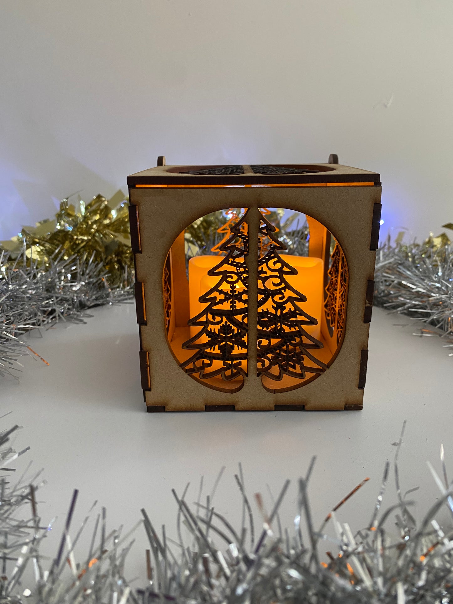 Christmas Tree MDF Craft Kit Night Light