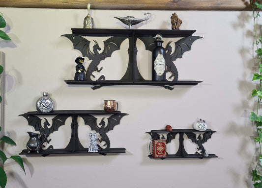Dragon Shelving, Dragon Décor, Gothic Shelving , Gothic Décor, Mystical Décor, Mystical Shelving, Magical Shelving, Whimsey Shelving, Shelfs