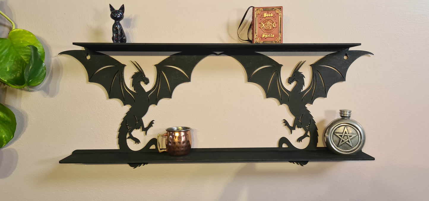 Dragon Shelving, Dragon Décor, Gothic Shelving , Gothic Décor, Mystical Décor, Mystical Shelving, Magical Shelving, Whimsey Shelving, Shelfs