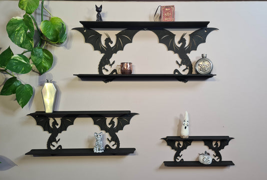 Dragon Shelving, Dragon Décor, Gothic Shelving , Gothic Décor, Mystical Décor, Mystical Shelving, Magical Shelving, Whimsey Shelving, Shelfs